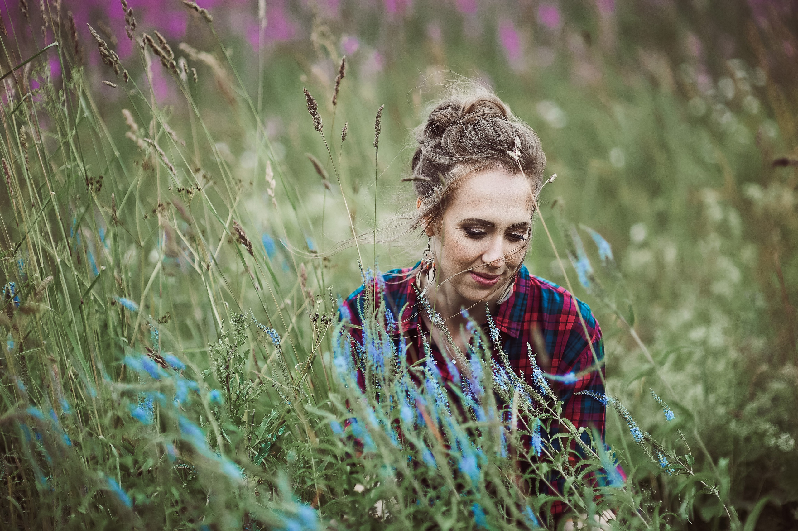 Александра и Вячеслав (фотосессия Love story на природе). Портретный, семейный и свадебный фотограф в Санкт-Петербурге и в Пушкине Ширяев Денис