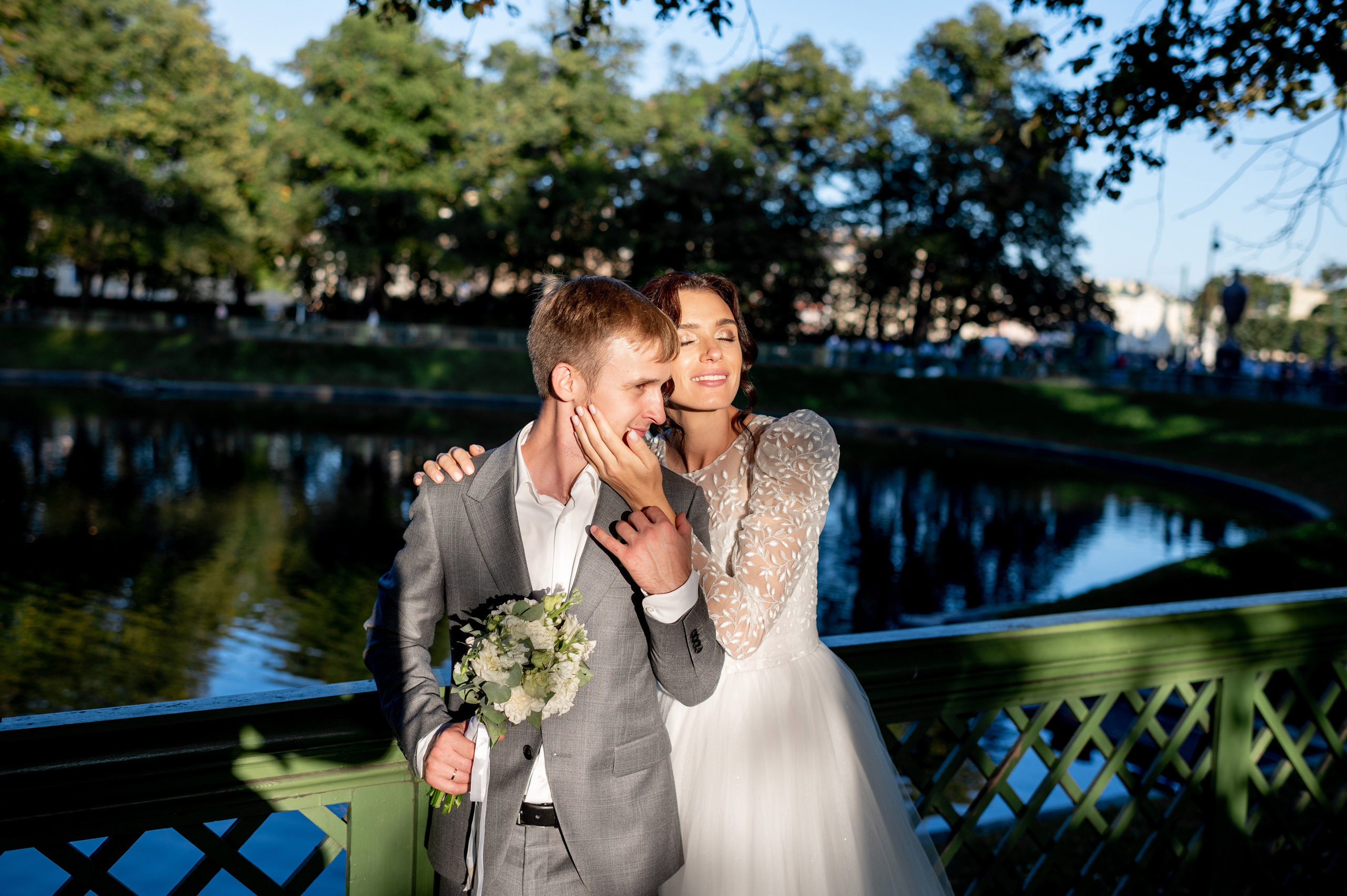 Кирилл и Анжела (круассаны, кофе и фотосессия в Летнем саду). Портретный, семейный и свадебный фотограф в Санкт-Петербурге и в Пушкине Ширяев Денис