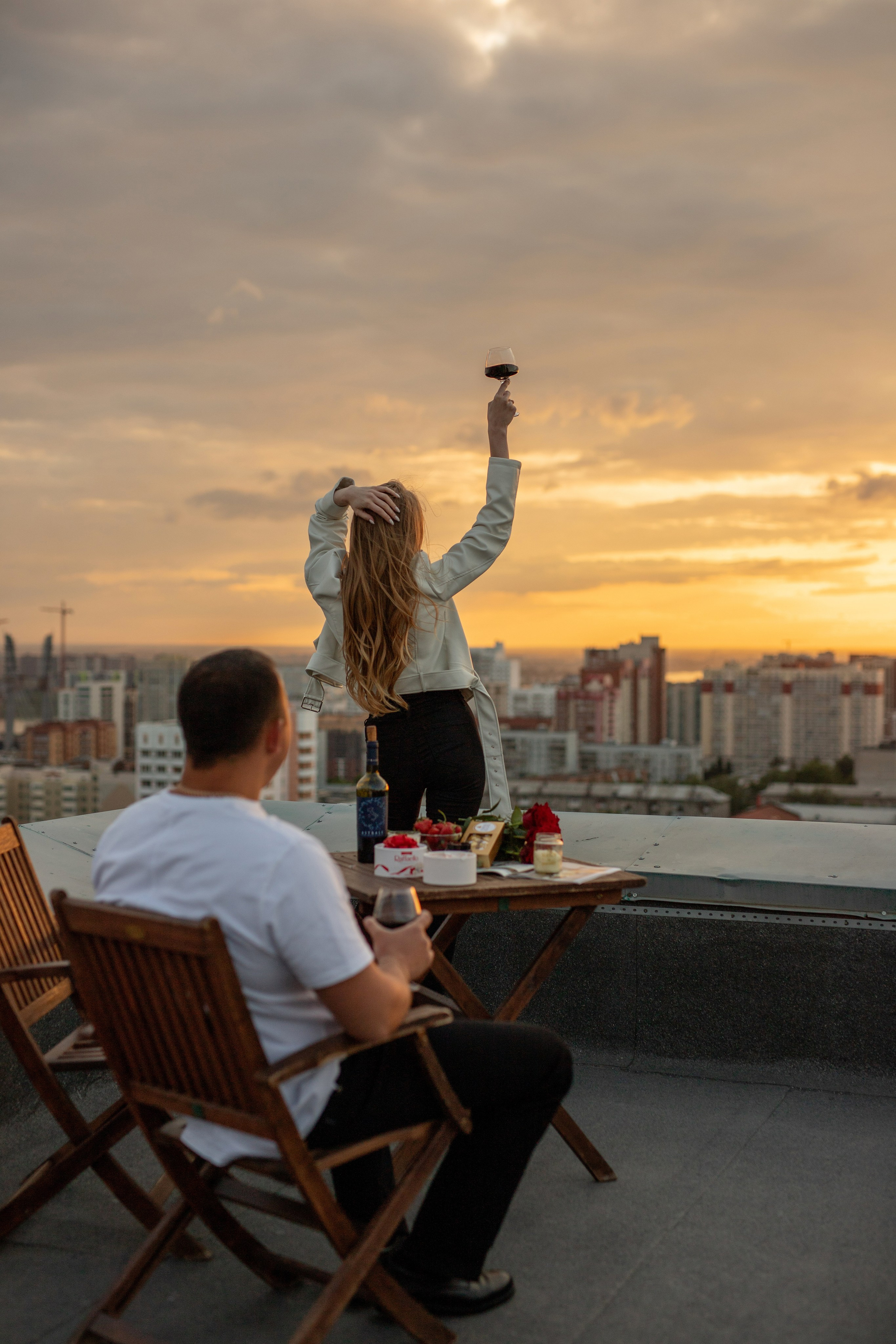 Свидание на крыше. Таня Давтян фотограф в Новосибирске