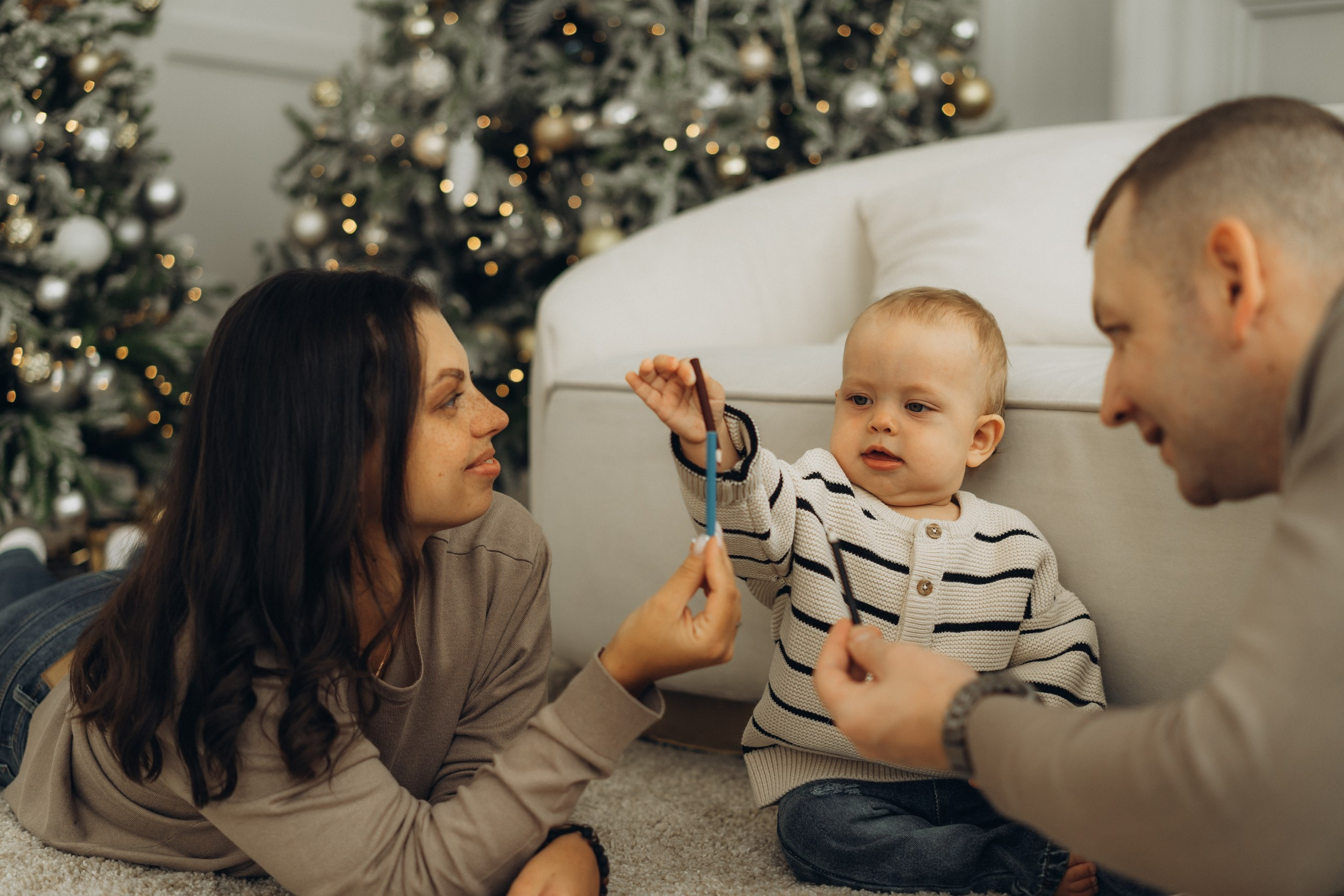 Семейная история в студии. Фотограф Екатеринбург Кокшарова Александра