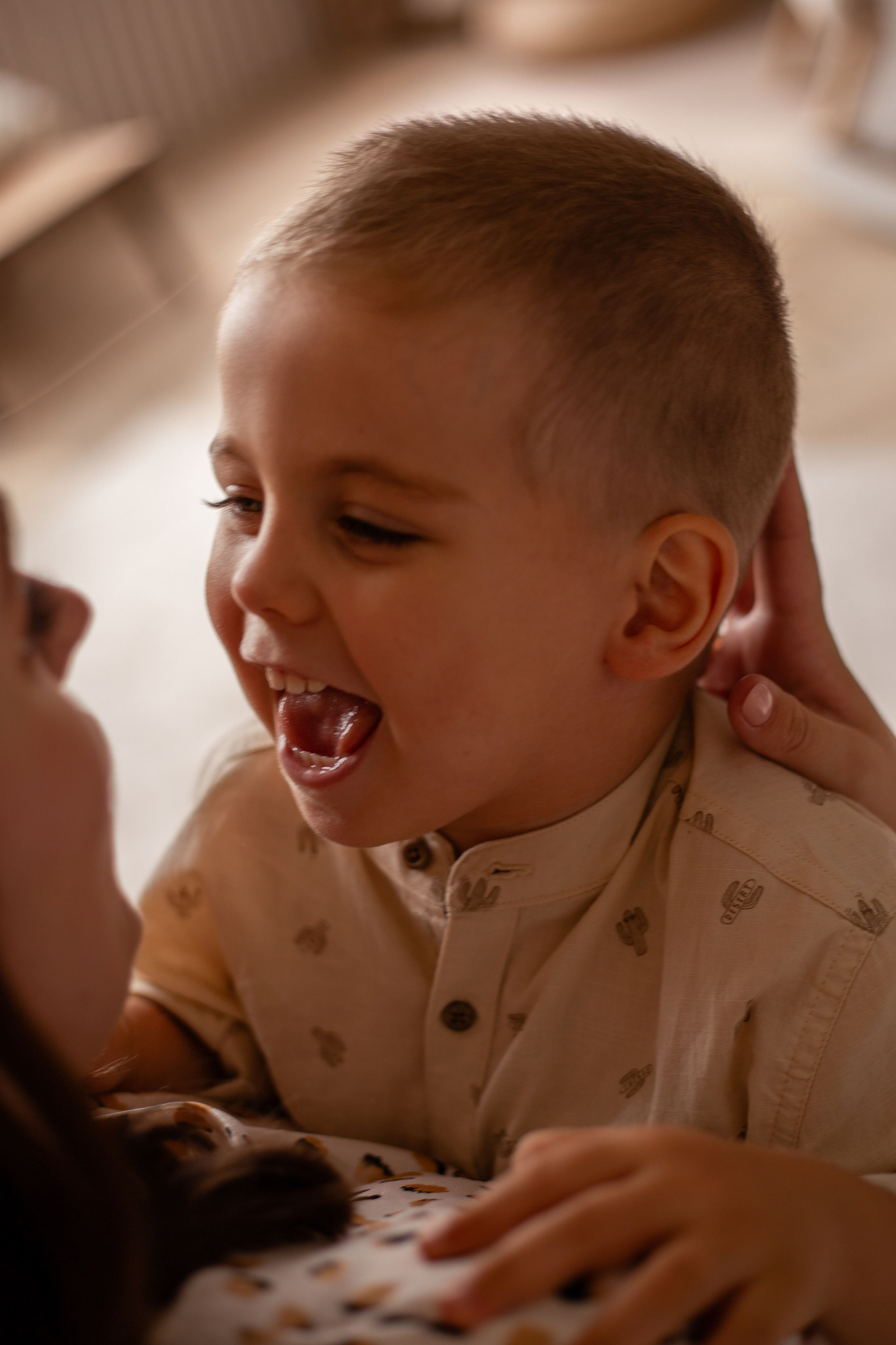 Надежда, Григорий и Ваня с семьёй