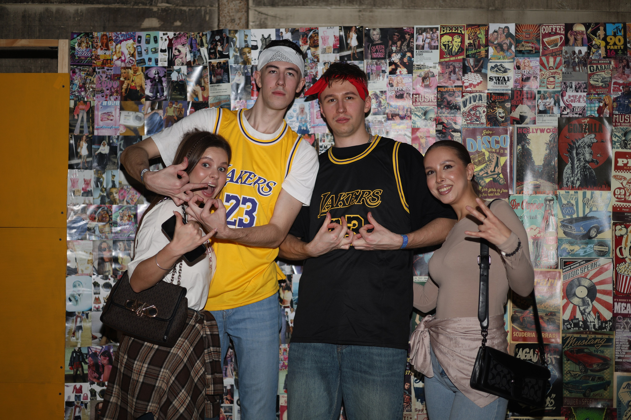 Student american-style party. Mintonov's Film Studio