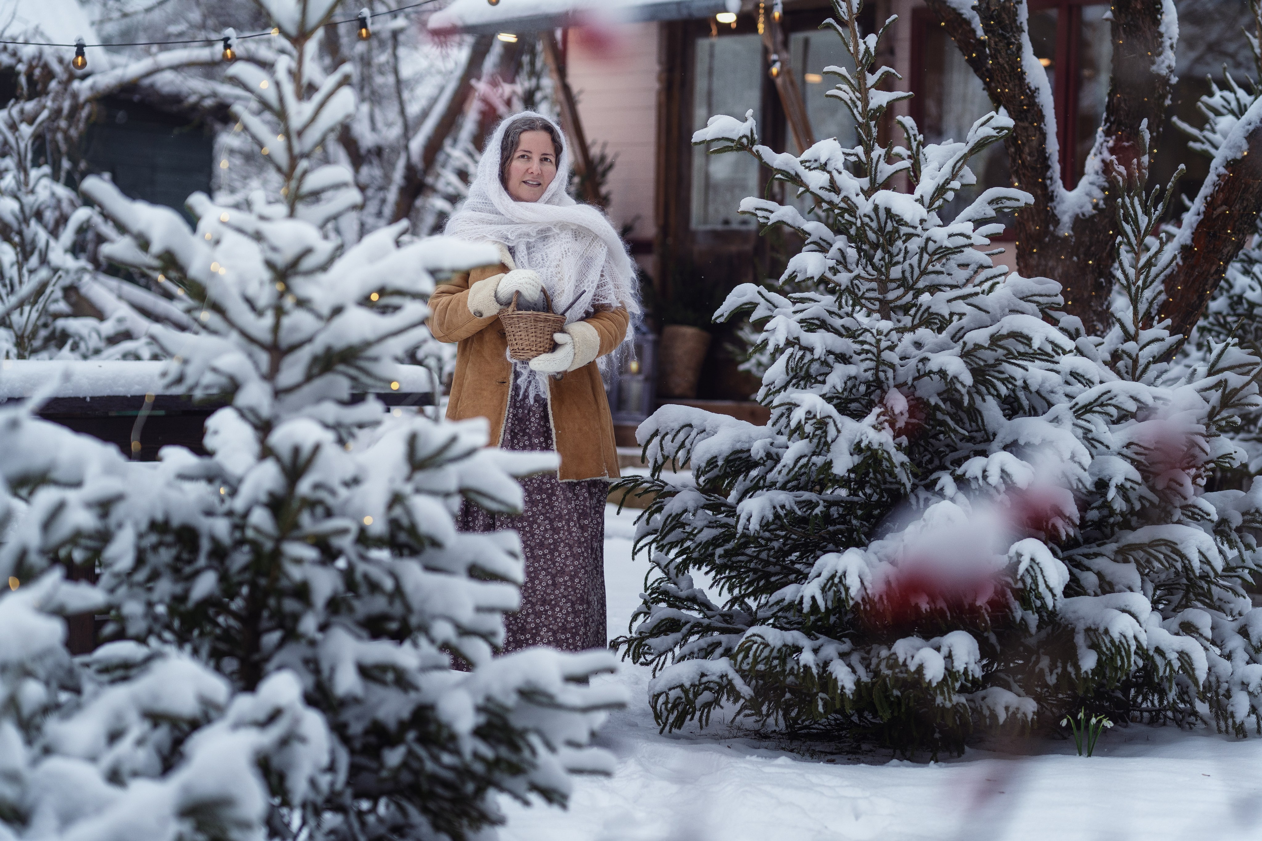 12 месяцев — зимняя фотосессия в киностиле. Семейный фотограф Новая Рига (Звенигород, Истра) Евгения Литовченко