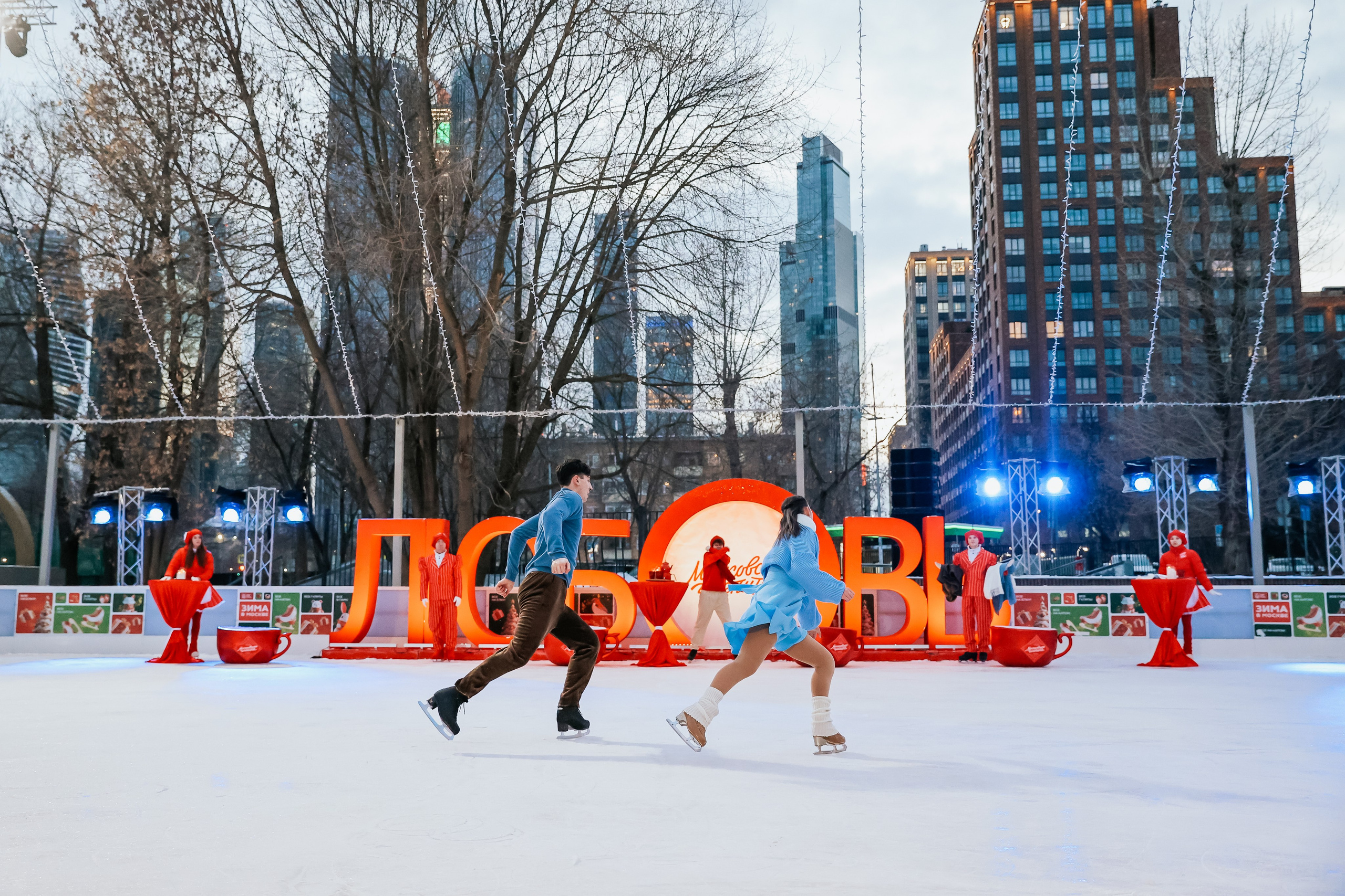 Ледовое шоу Сити каток Московское Чаепитие. Фотограф и видеограф Анна Домашенко