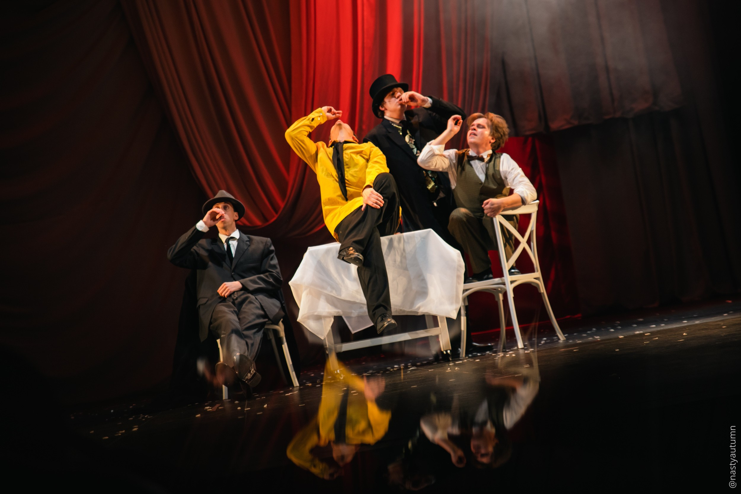 Генеральный прогон «Маяковский. Я сам.». Репортажный и концертный фотограф в Москве Анастасия Осень