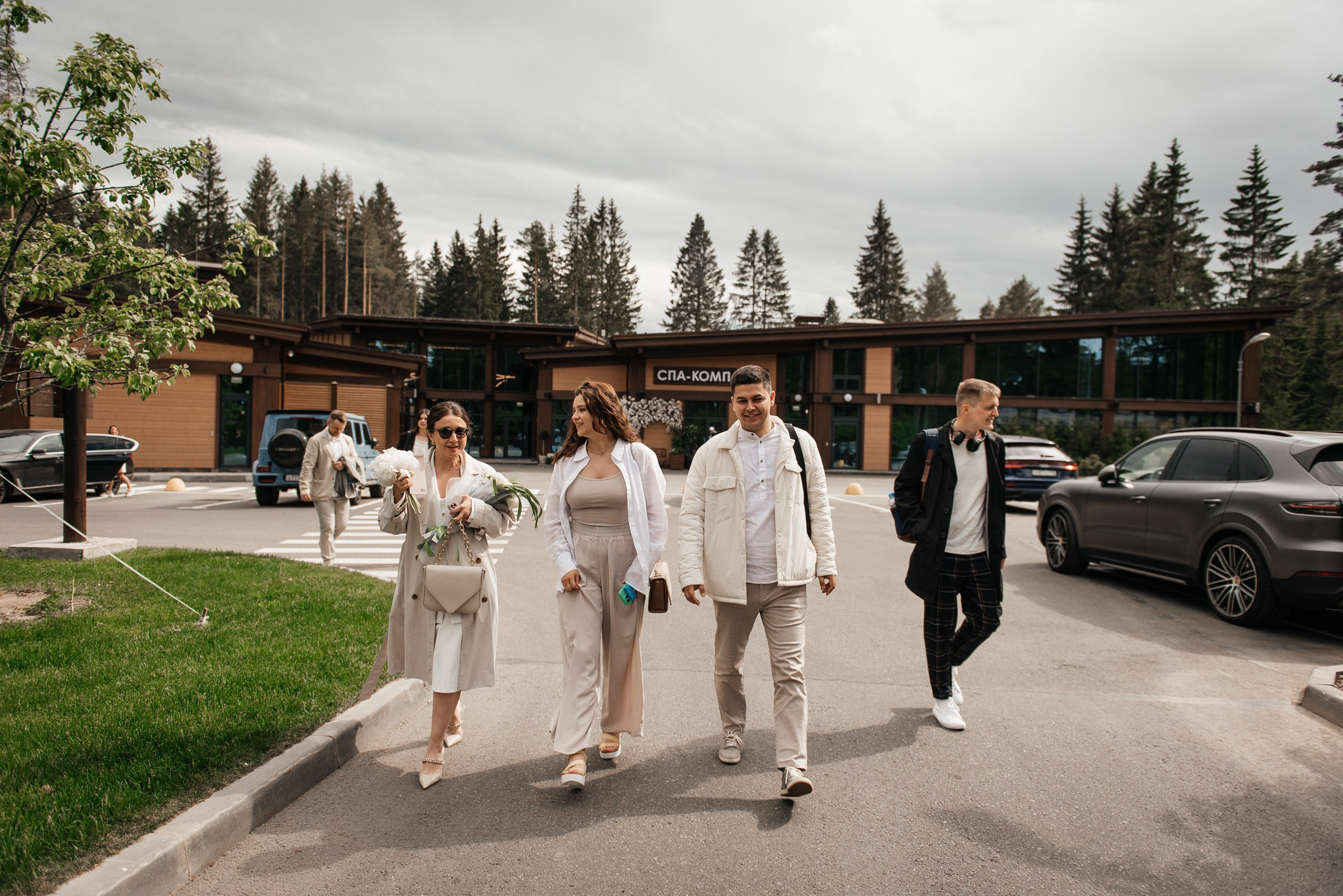 свадебный ужин в ресторане Чаща в Охта парке