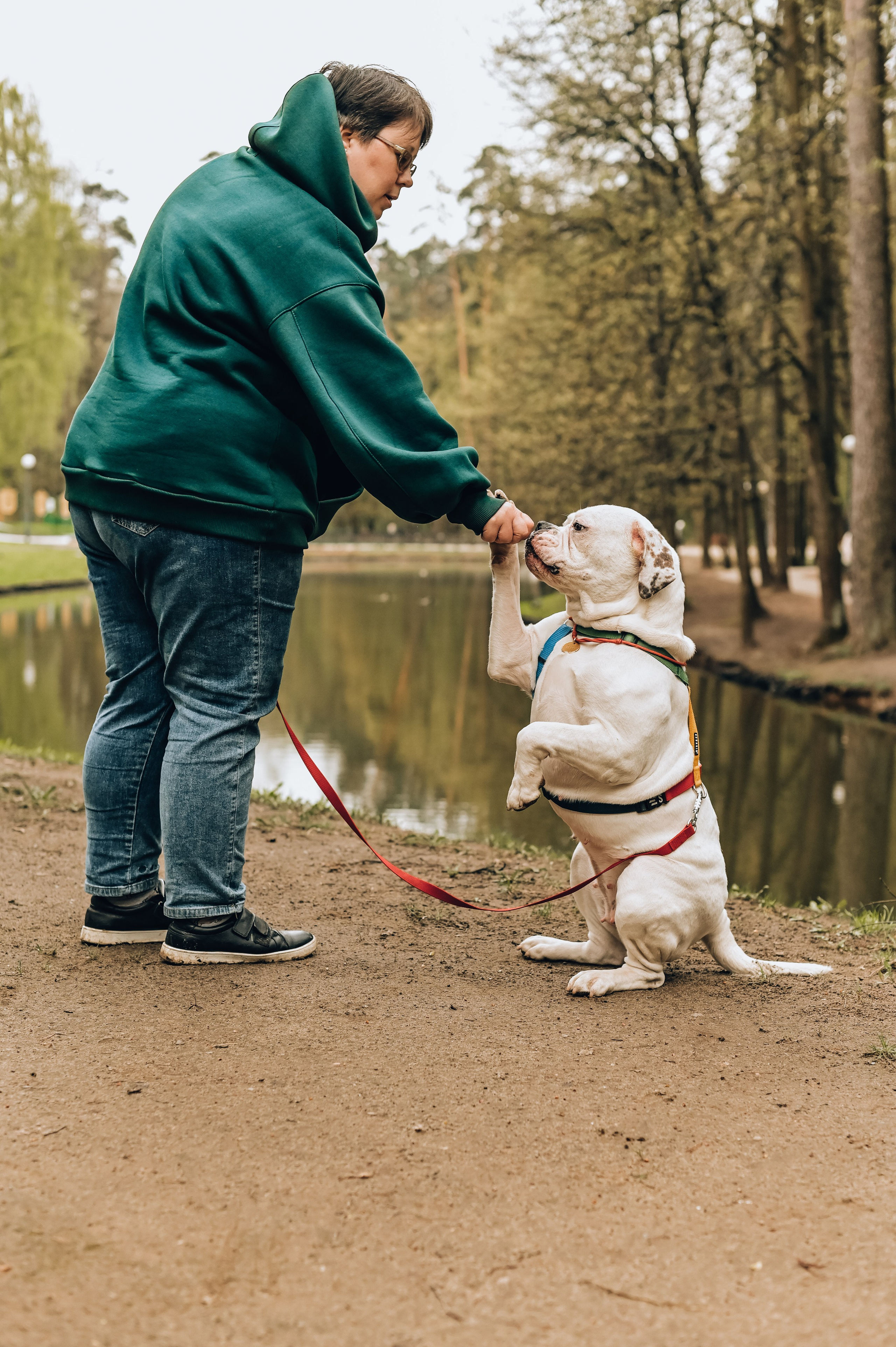 Занятие с кинологом. Семейный и репортажный фотограф в Москве Анастасия Трубкина