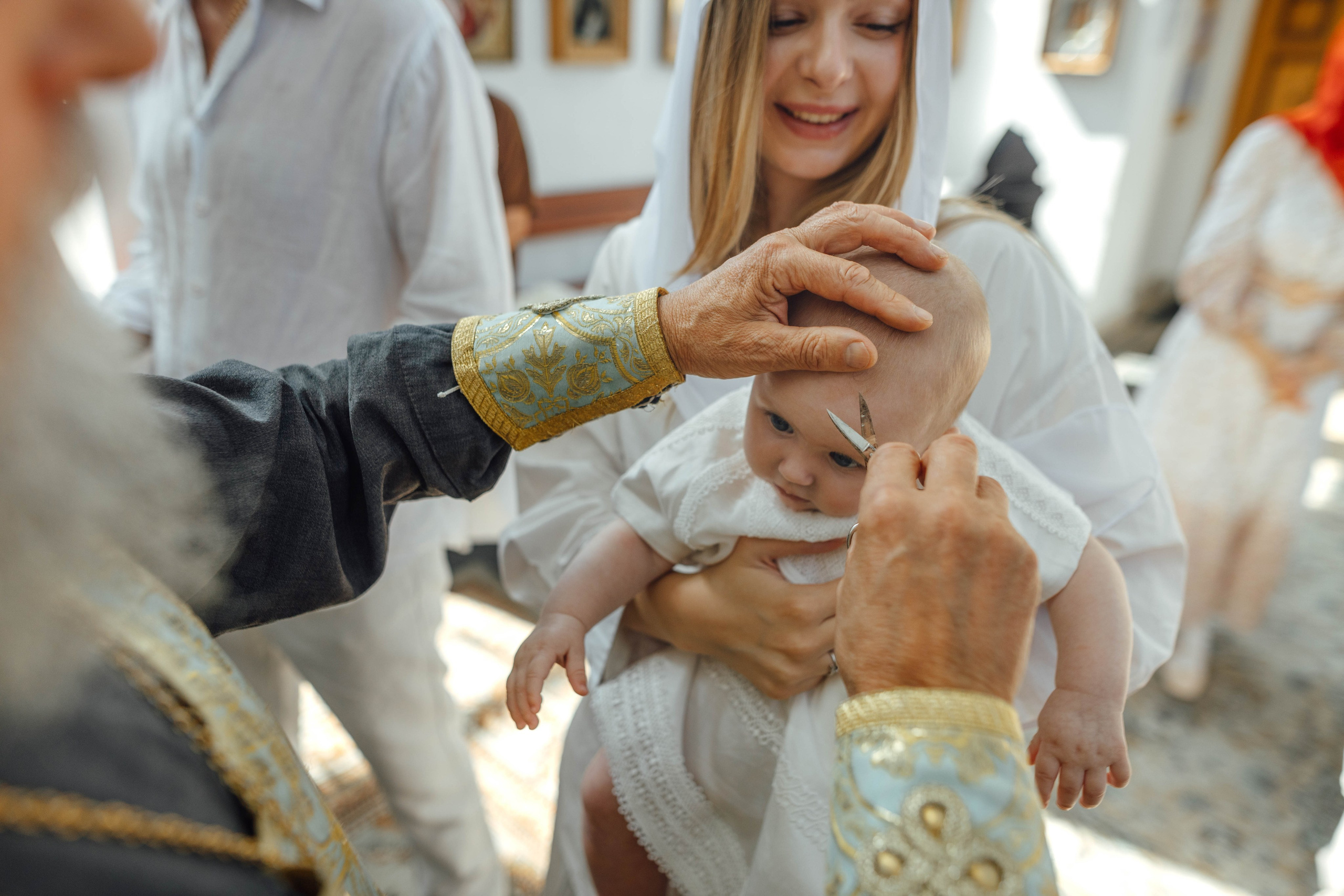 Крещение Мишель, гп. Ивенец, храм Ефросинии Полоцкой, август 2025