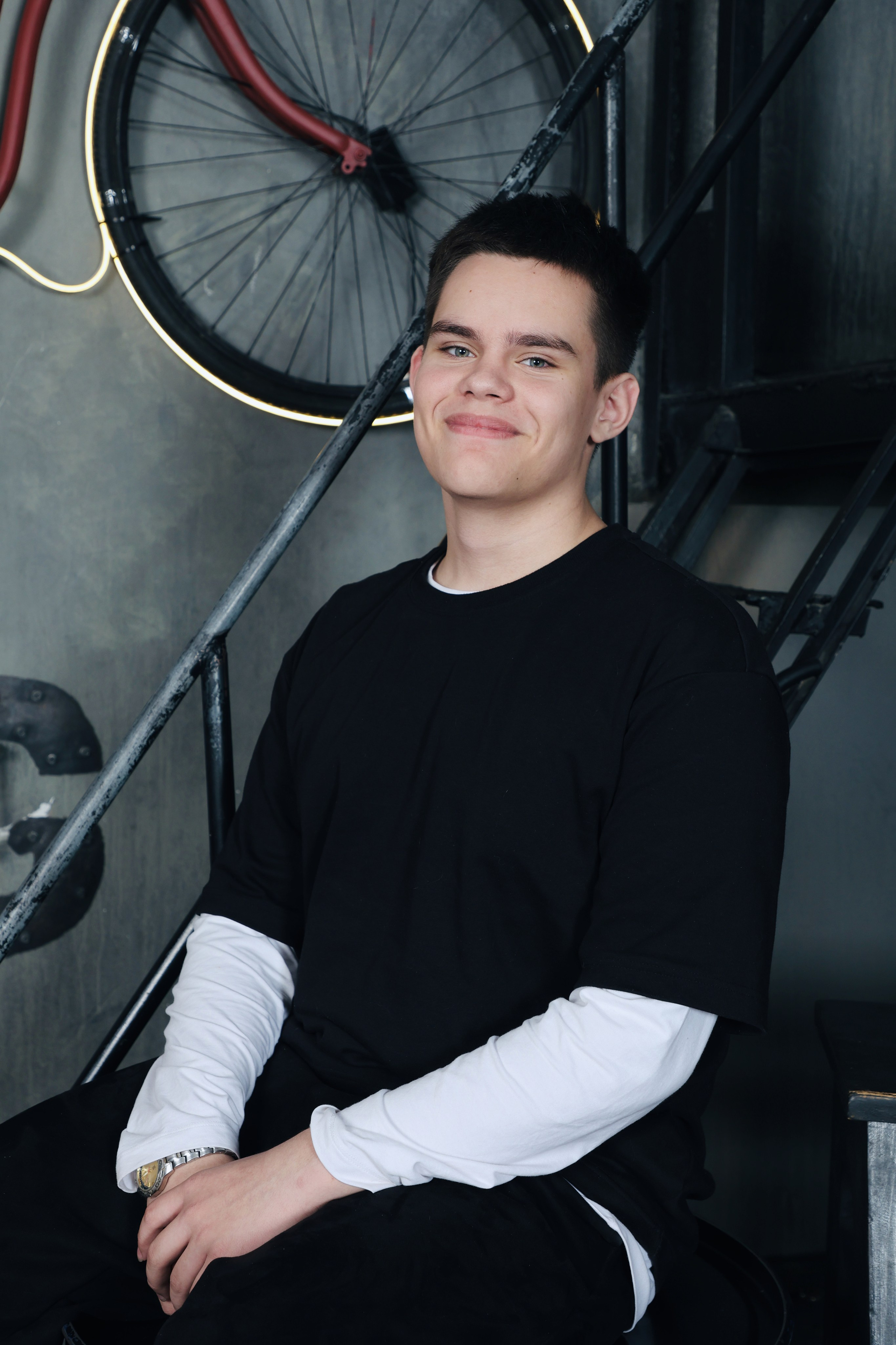 Съёмка в студии. Школьные выпускные альбомы в Москве Марина Николаева