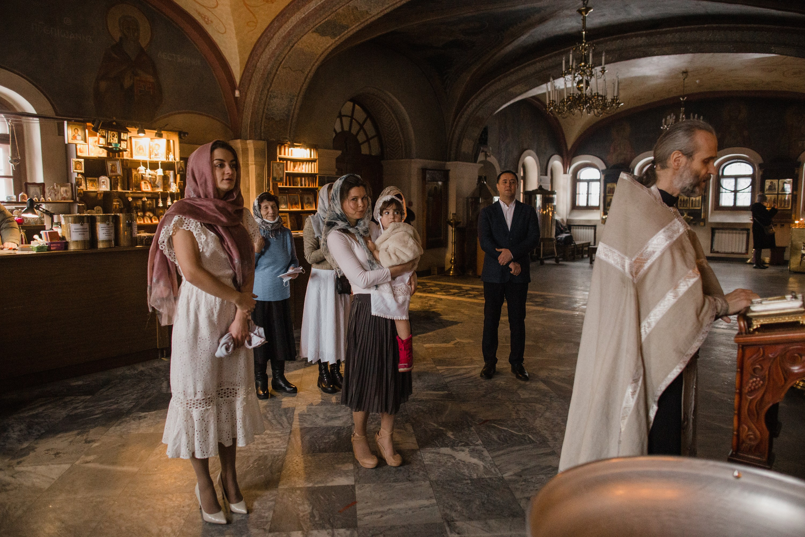 Крещение. Репортажный и свадебный фотограф в Москве Лена Таращенко