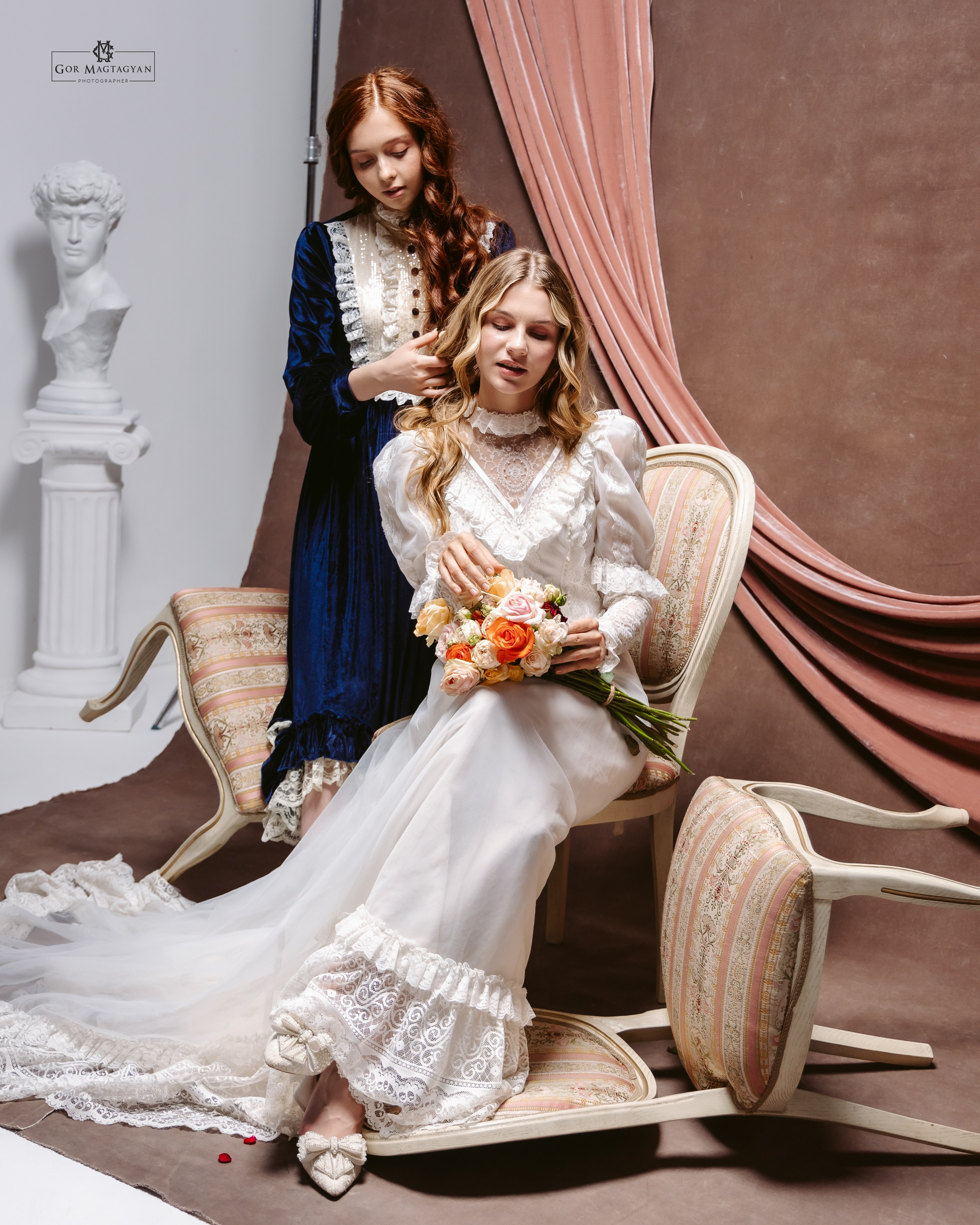 Невеста и сестра. Свадебный Фотограф в Москве Гор Магтагян