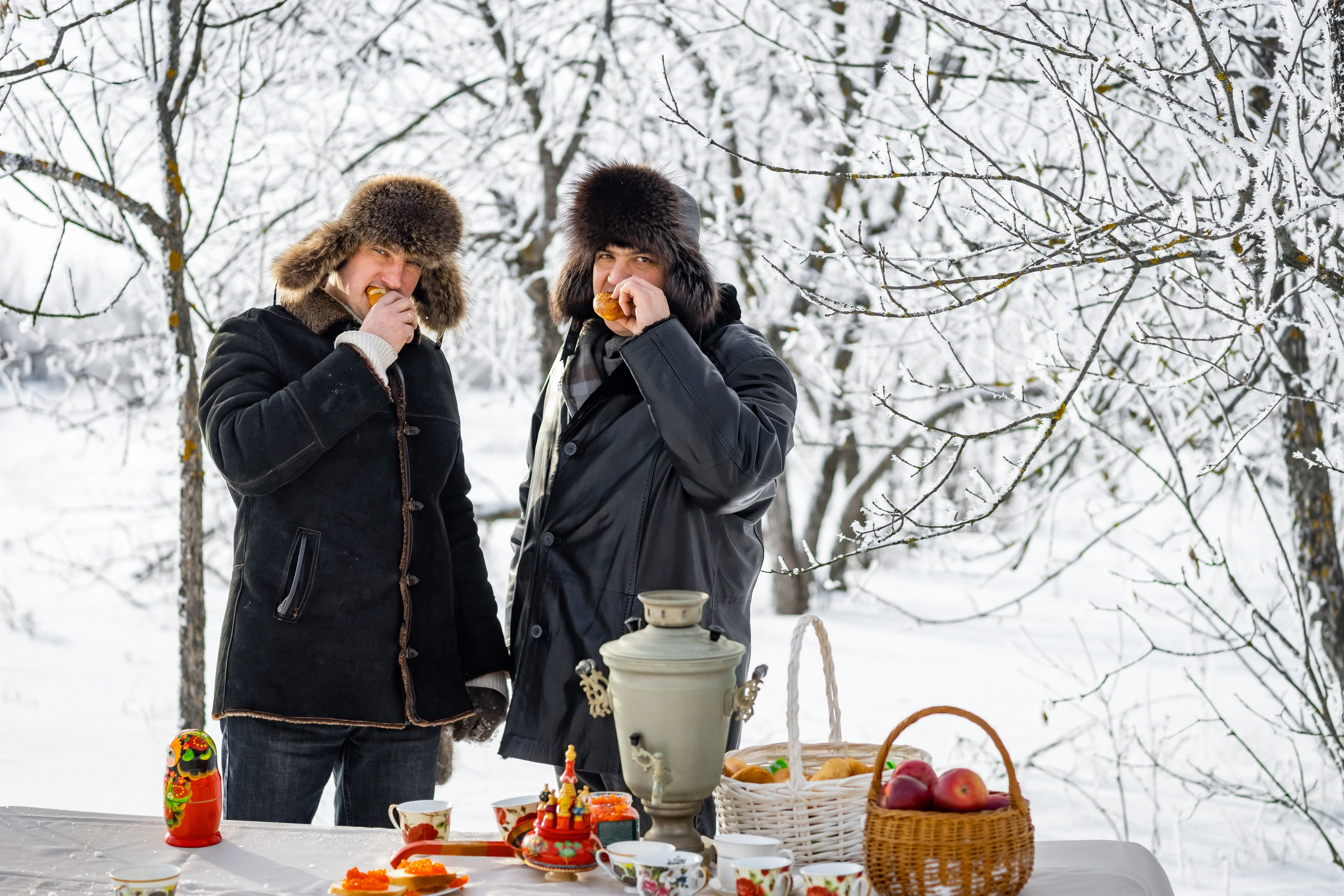 Зимняя в русском народном стиле. Ольга Плаксина фотограф в Саратове