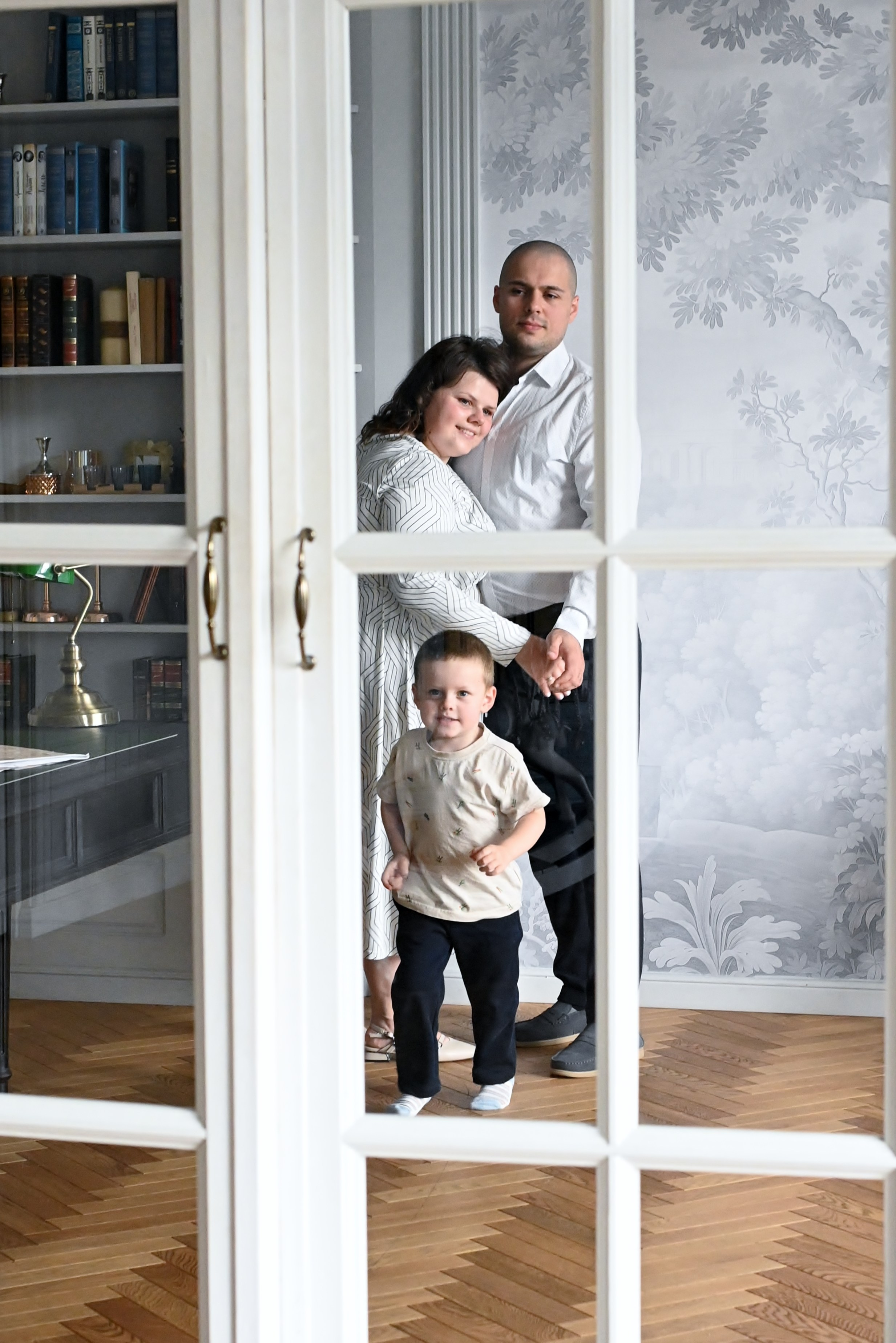 Студийная фотосессия семьи. Свадебный и семейный фотограф в Москве Ирина Гончарова