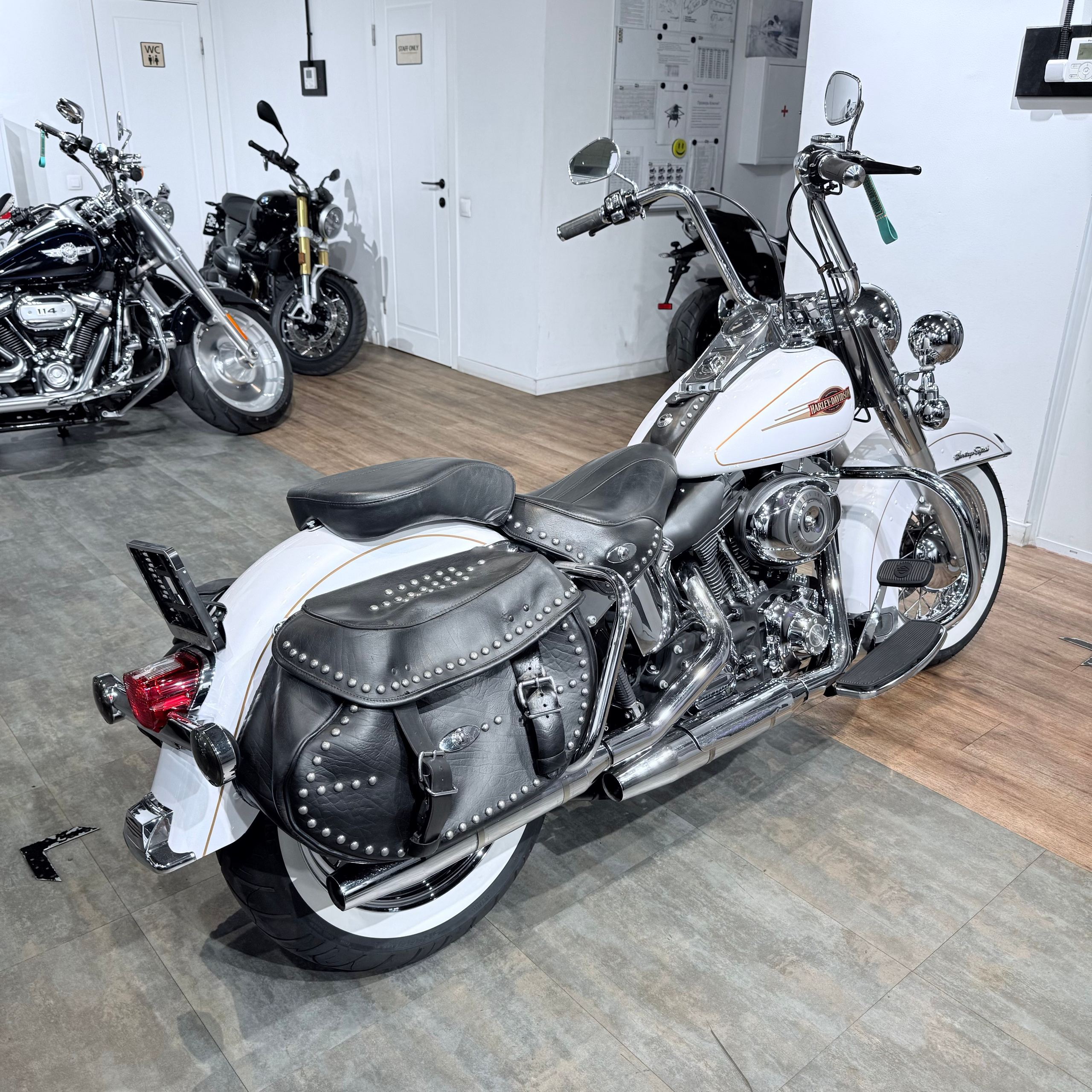 2007 Softail Heritаgе 96 Whitе Pearl. Hello Davidson, Москва. Только хорошие мотоциклы…