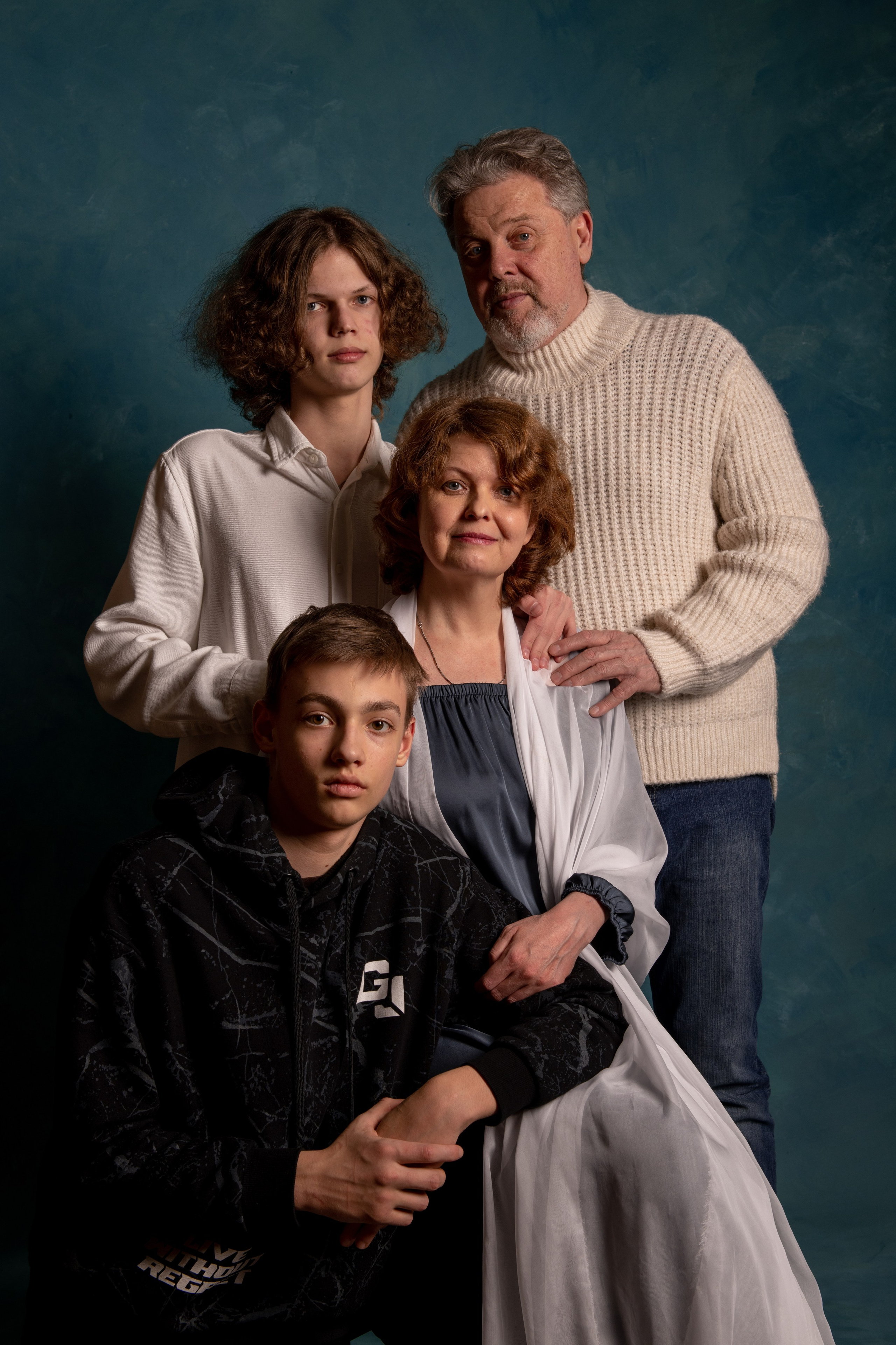 Семейные портреты Ирины и Владимира с детьми. Фотосессия беременности — Крылова Натали — Москва