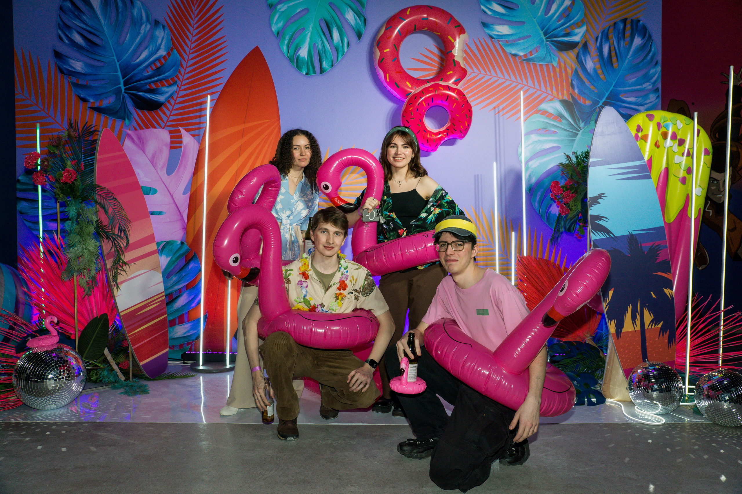 МТС корпоратив Гавайская вечеринка. Фотограф