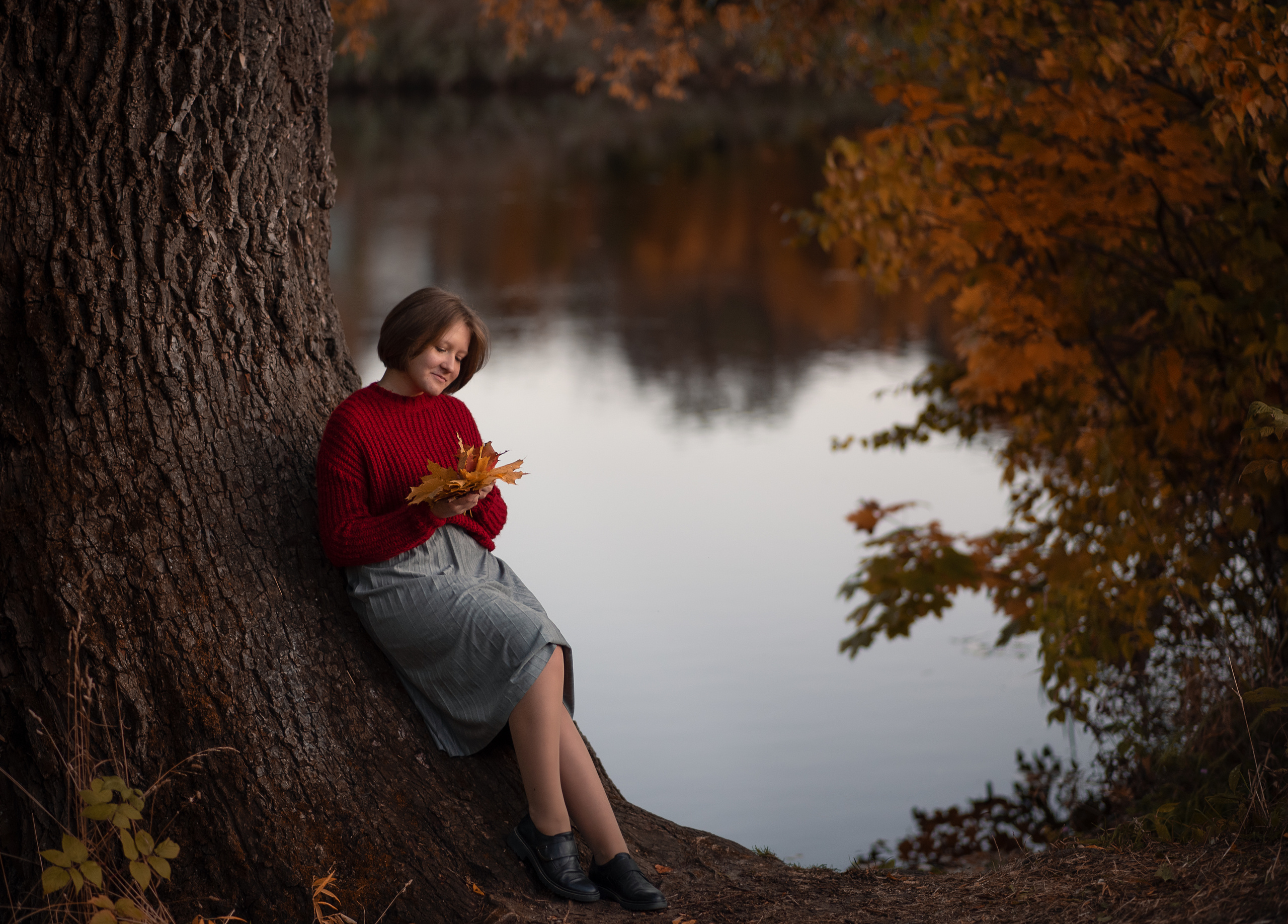 Осенняя фотопрогулка семьи Андрея и Татьяны. Семейный и женский фотограф Тула
