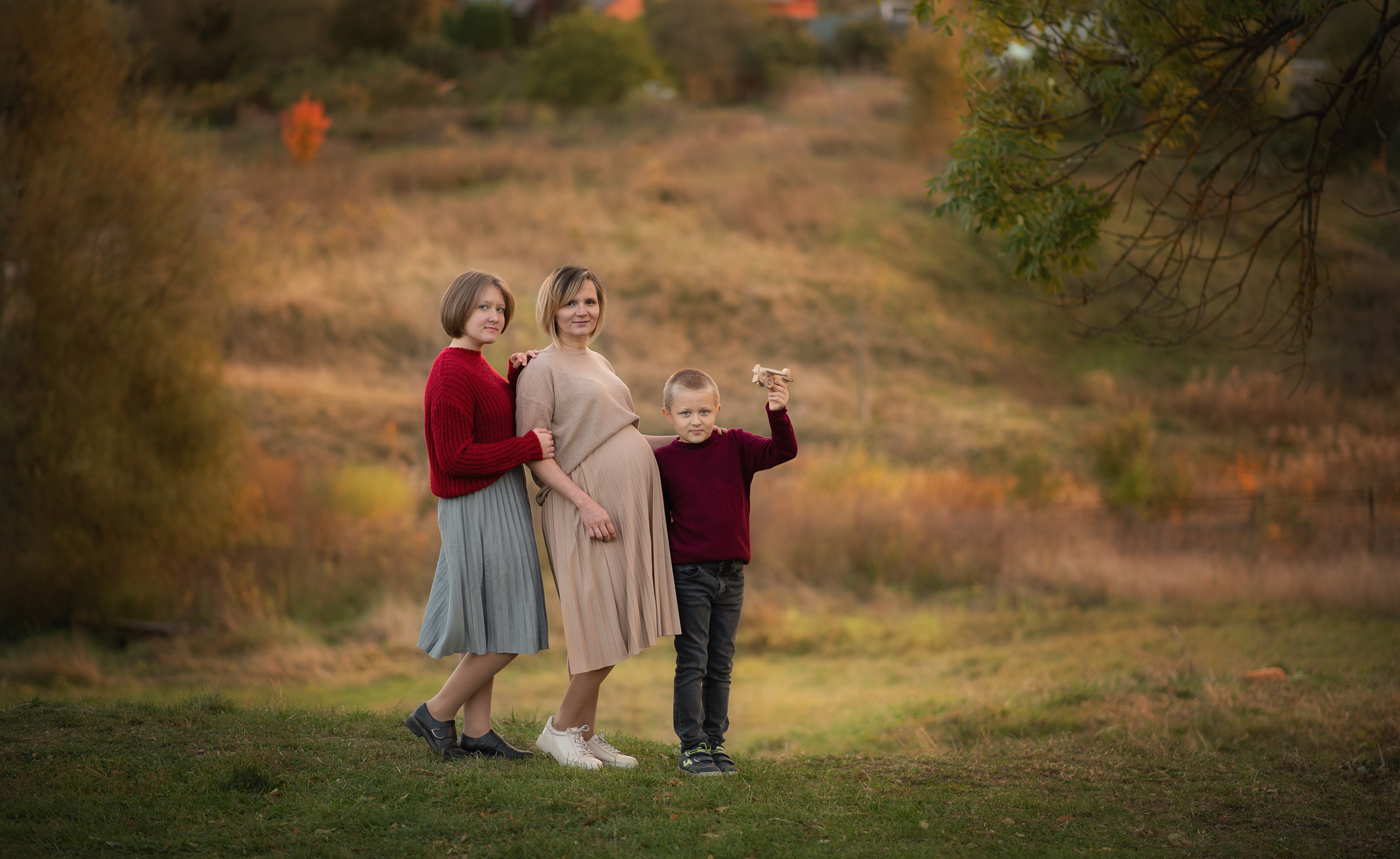 Осенняя фотопрогулка семьи Андрея и Татьяны. Семейный и женский фотограф Тула