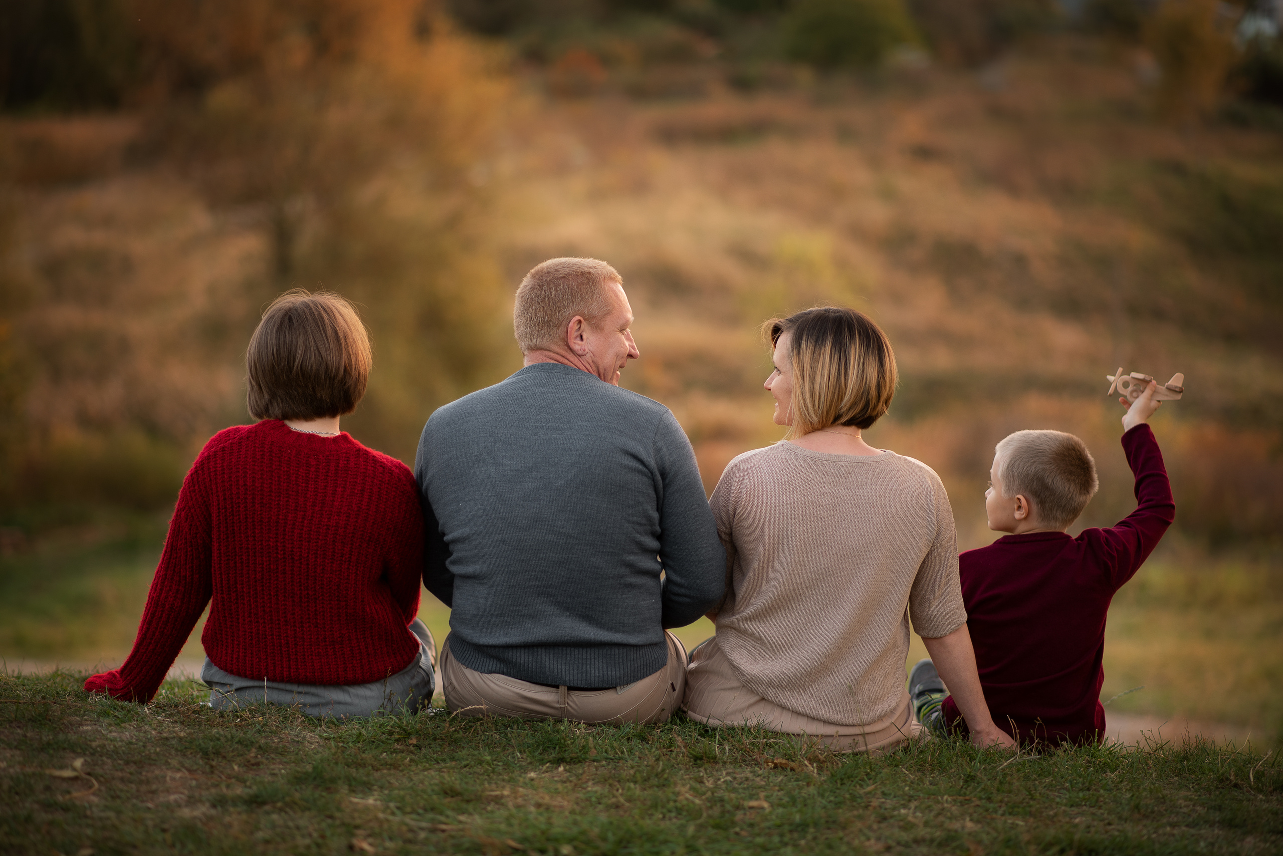 Осенняя фотопрогулка семьи Андрея и Татьяны. Семейный и женский фотограф Тула