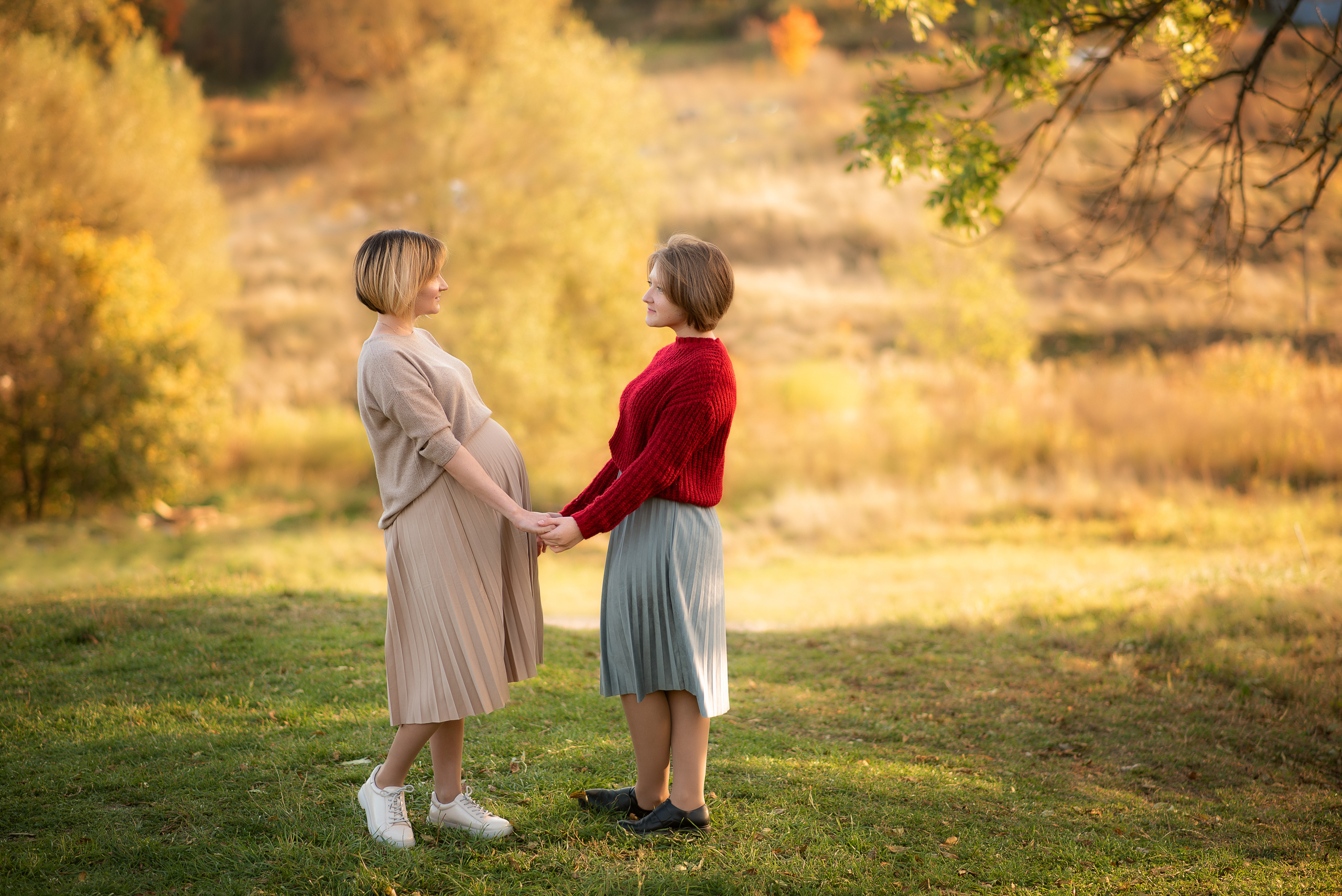 Осенняя фотопрогулка семьи Андрея и Татьяны. Семейный и женский фотограф Тула
