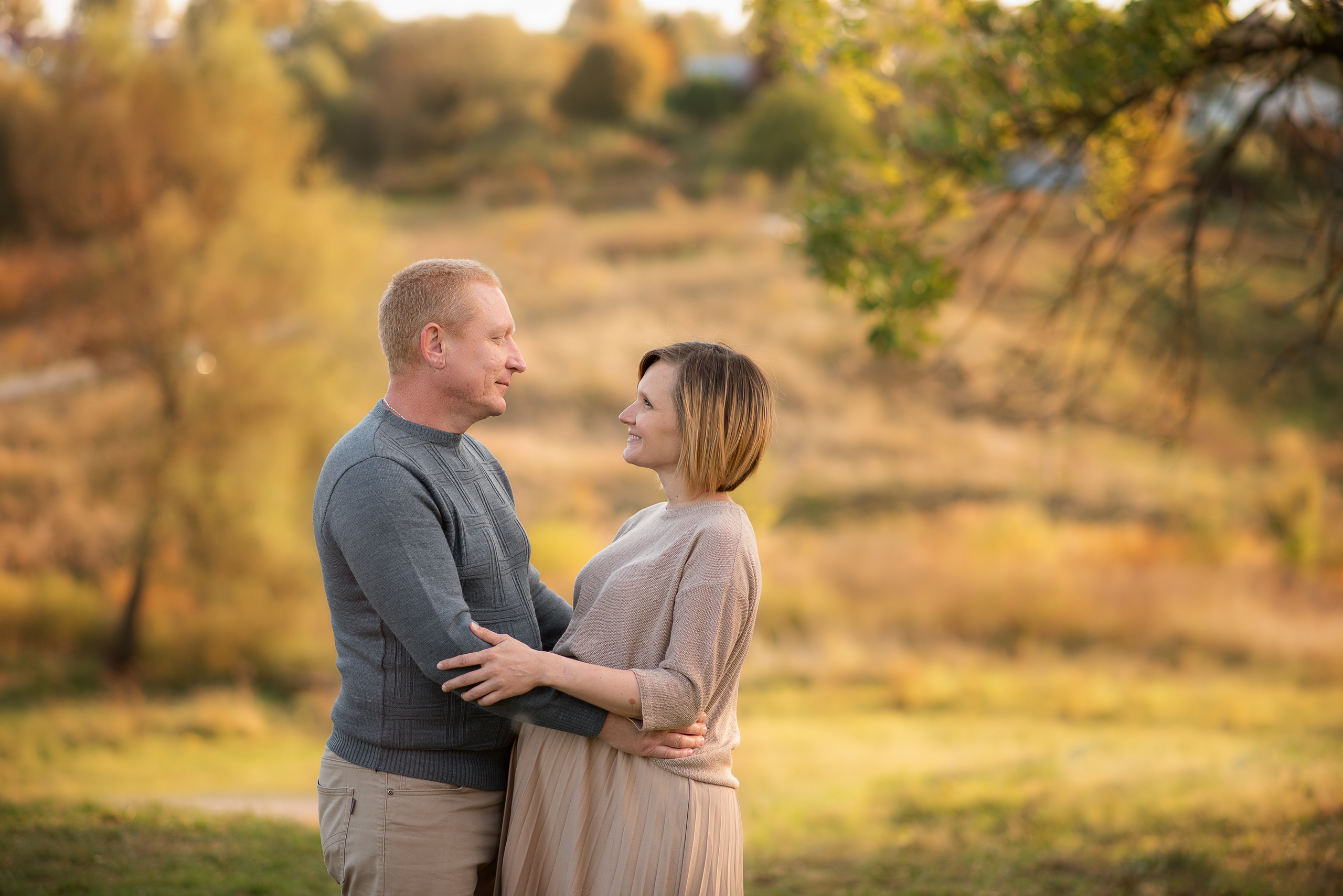 Осенняя фотопрогулка семьи Андрея и Татьяны. Семейный и женский фотограф Тула