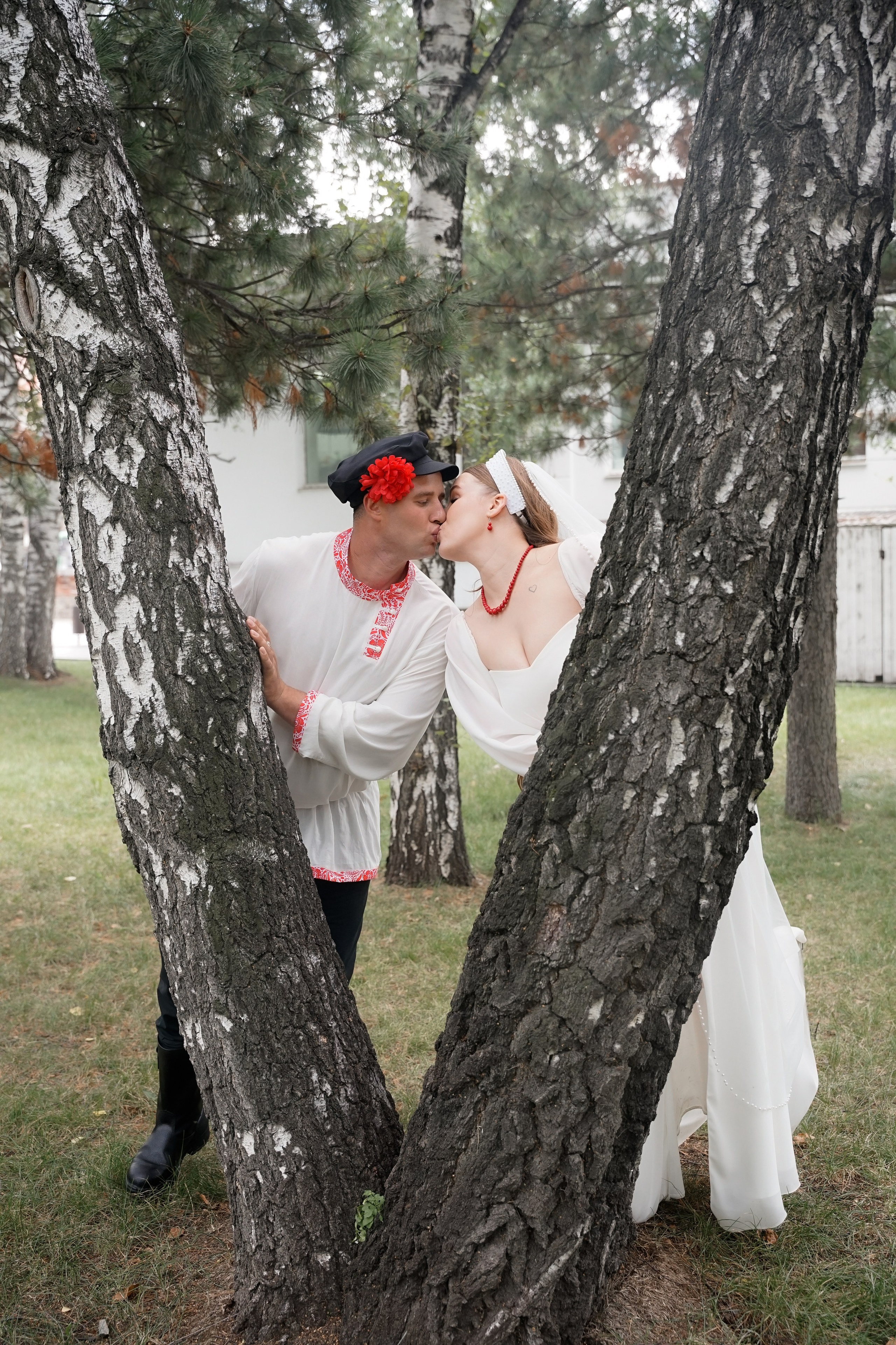 Свадебная фотосессия в русском стиле