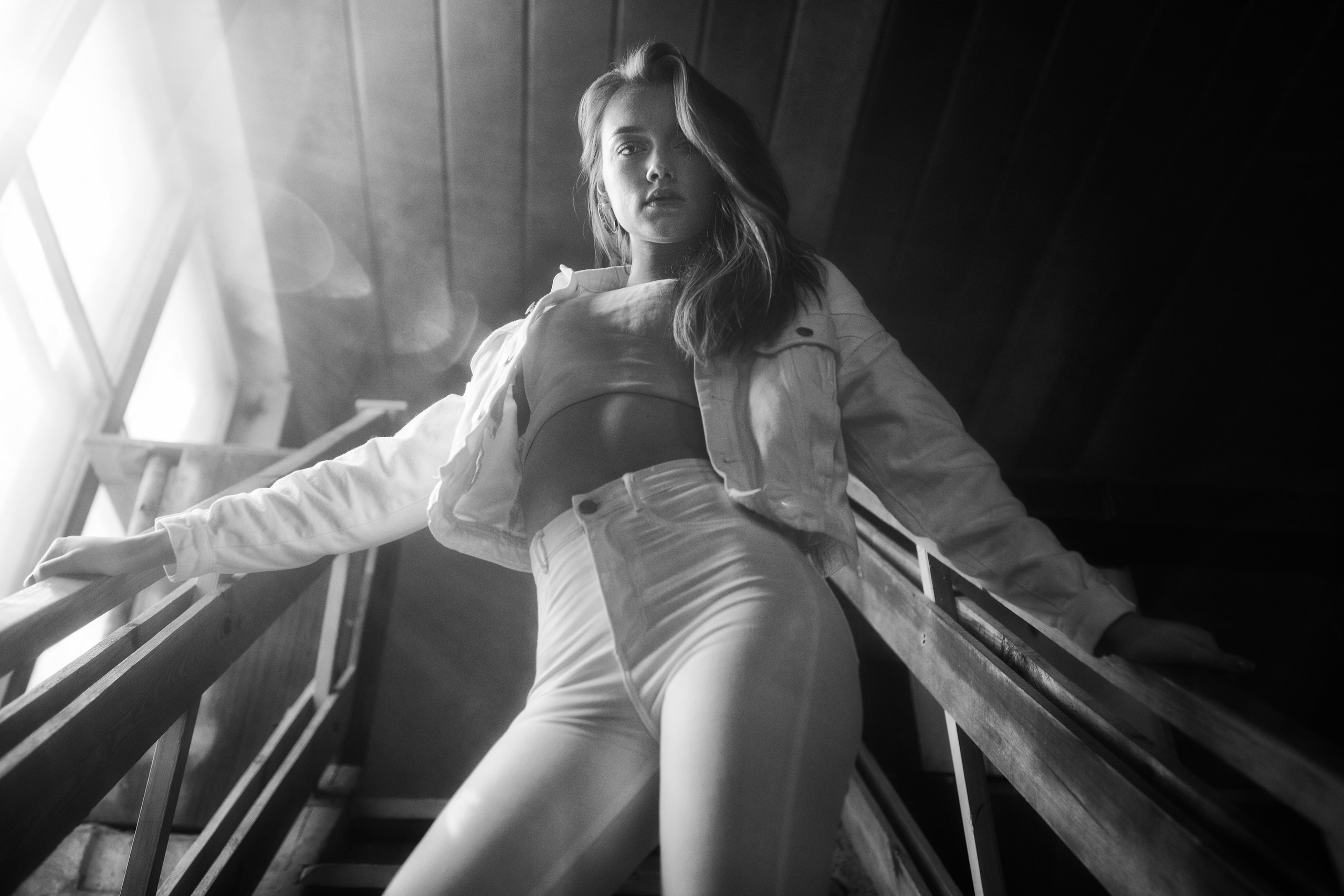 Съемка с Екатериной в минимальном интерьере в формате для «себя»