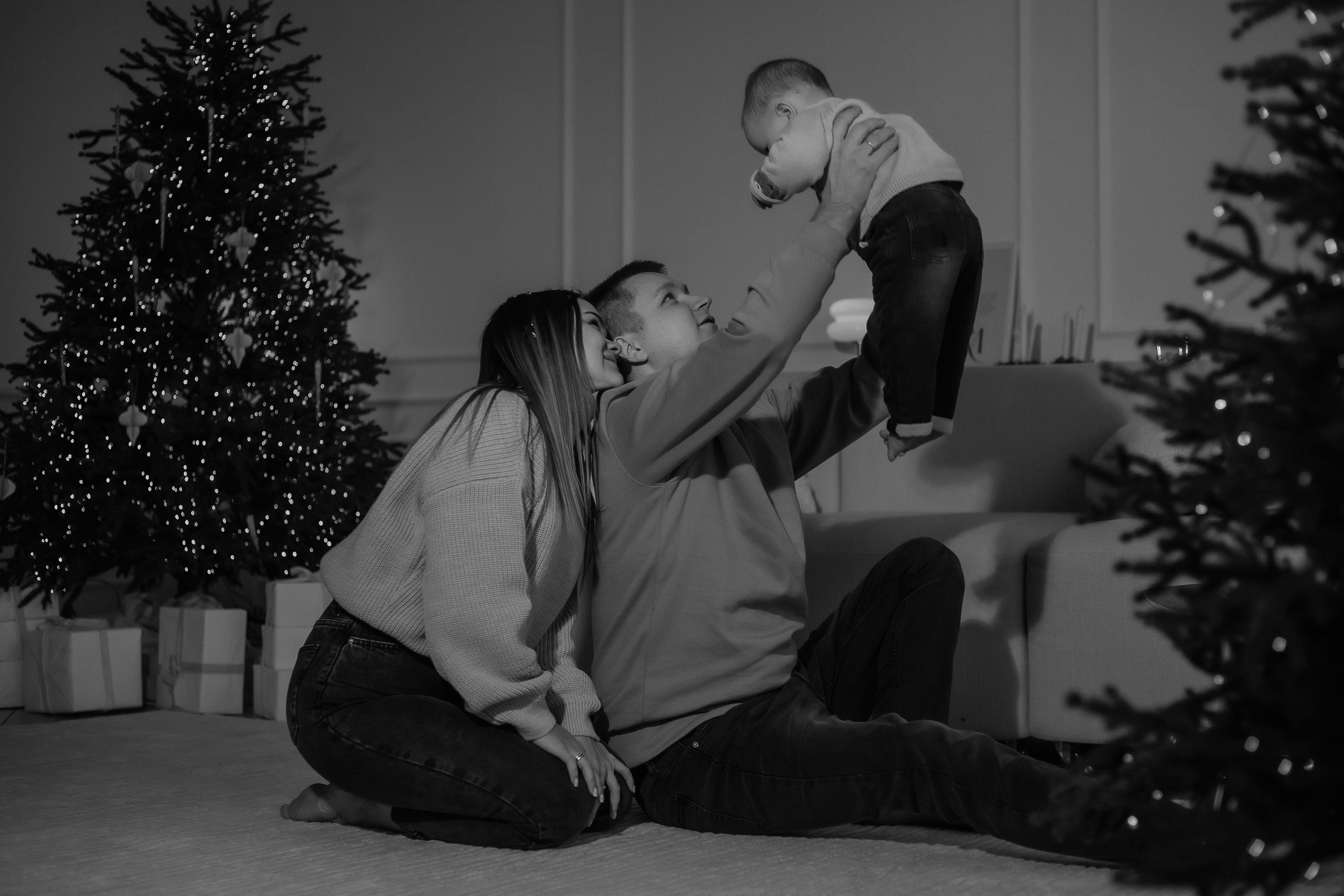 Предновогодняя семейная фотосессия в Екатеринбурге.