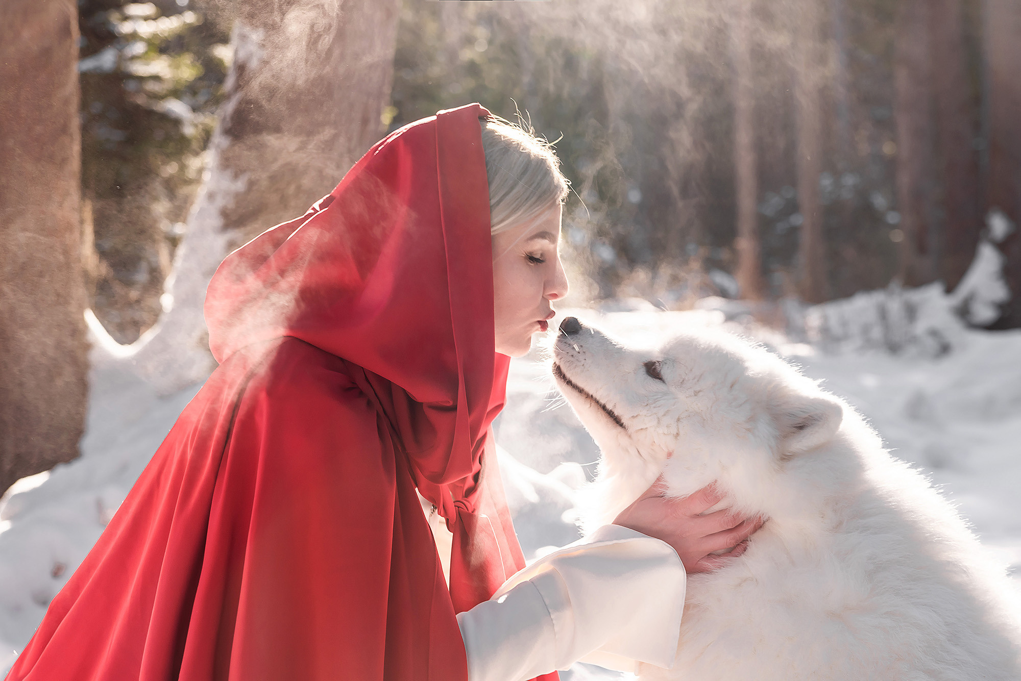 красная шапочка и волк фотосессия томск