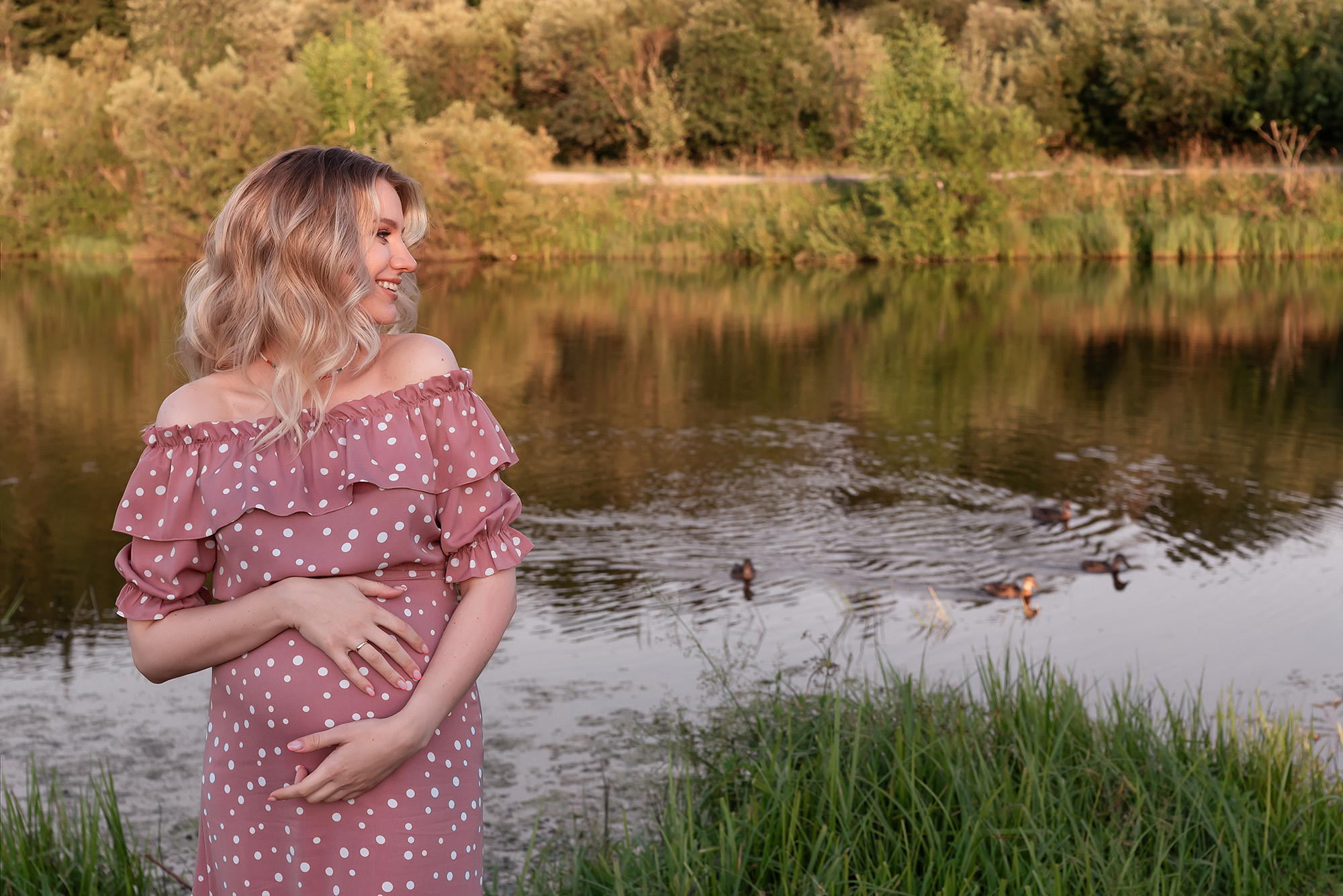 фотосессия беременности на природе томск