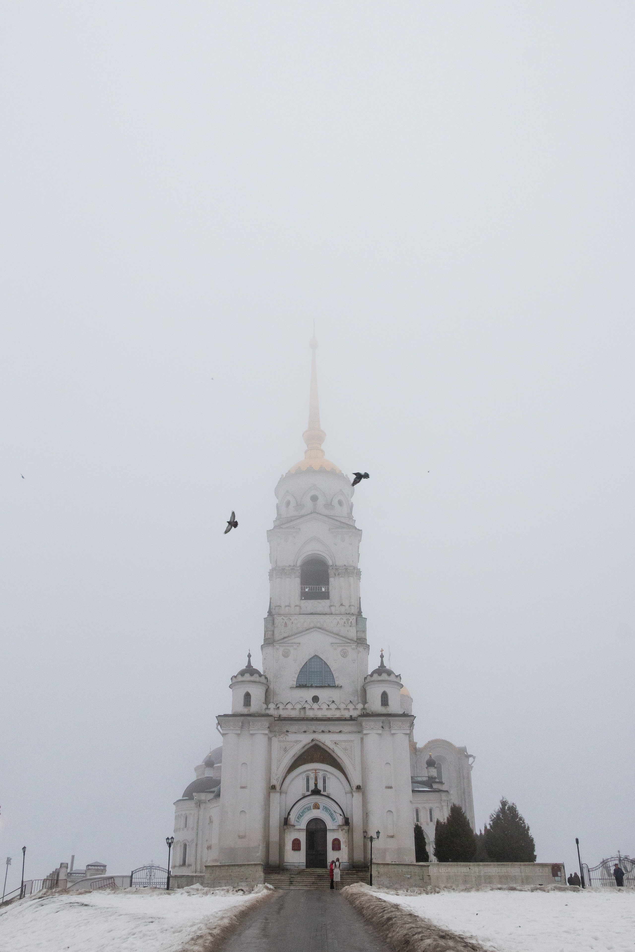 Успенский собор во Владимир. Туман