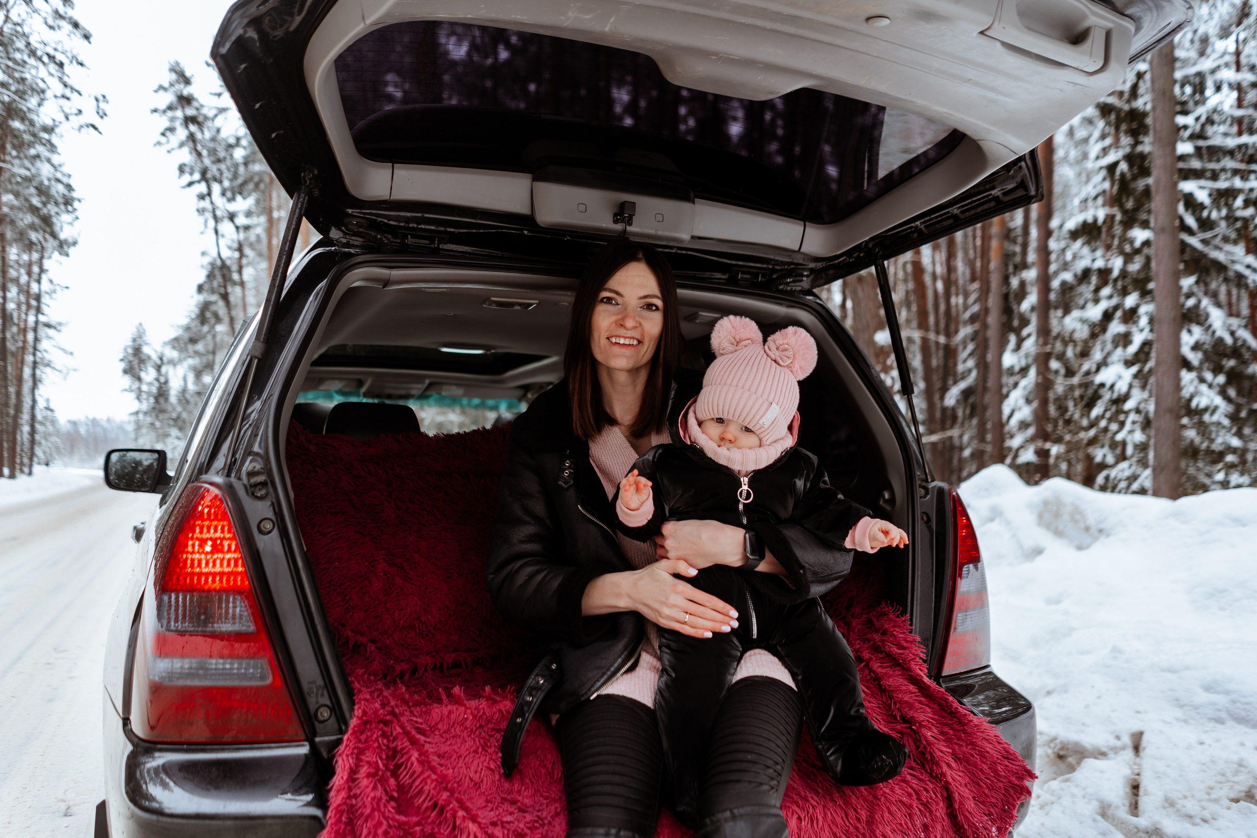 Семейная фотосессия Екатерины и малышки Даши в Калуге