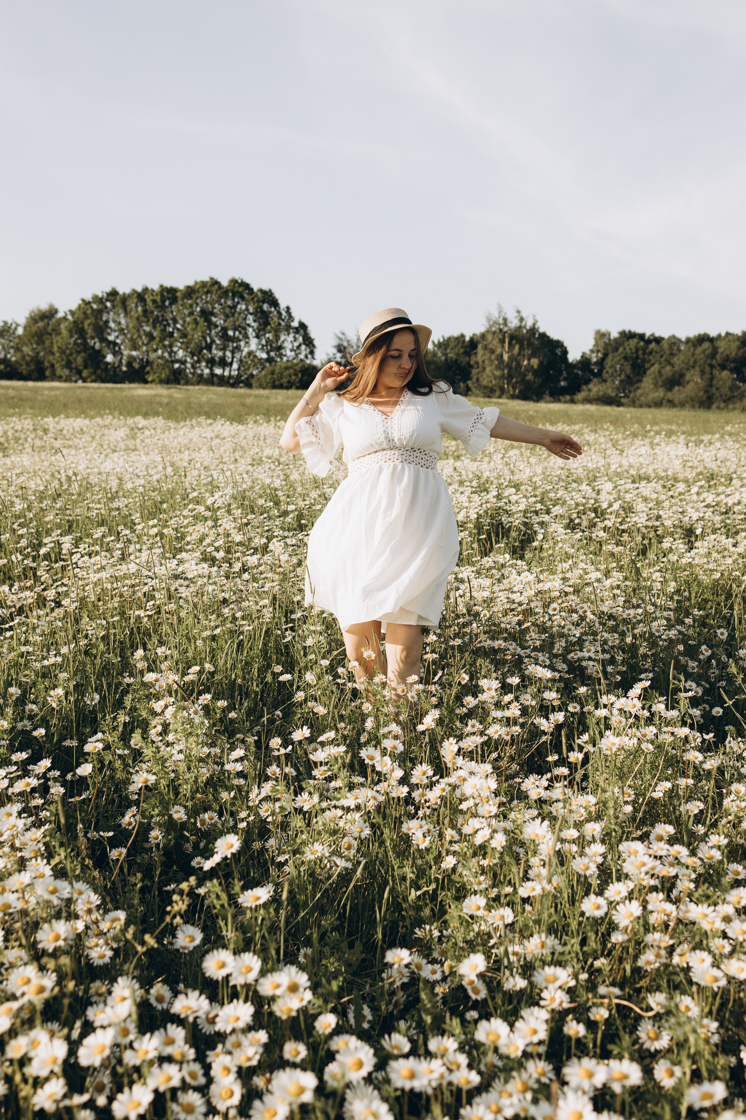 Маша и ромашки. Семейный фотограф в Москве Виктория Ястребинская