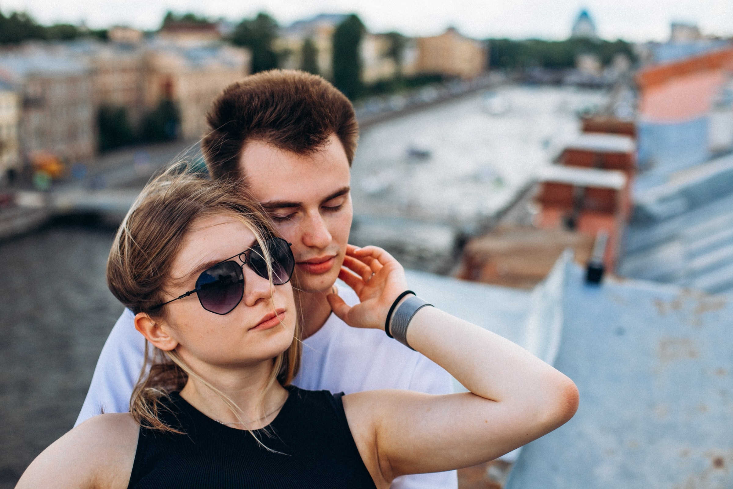 Максим и Анна в июле. Фотопрогулка в Петербурге. Индивидуальный и семейный фотограф в Санкт-Петербурге