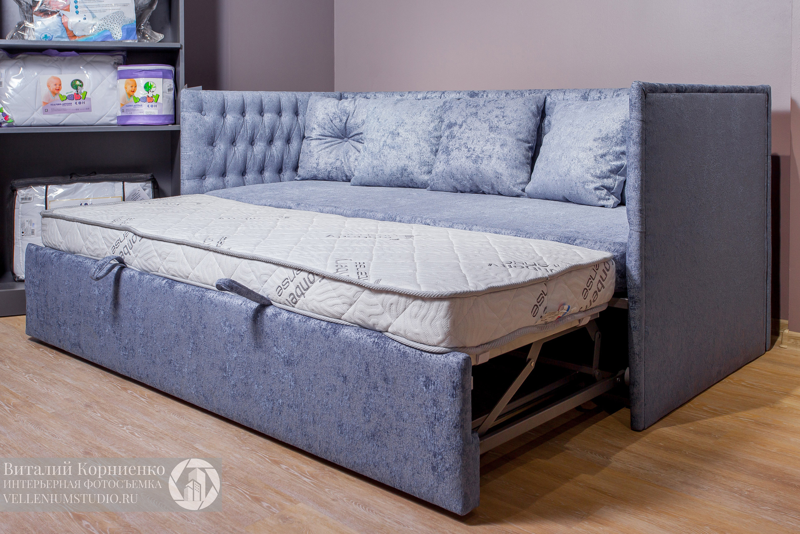 Интерьерная фотосъемка магазина кроватей в Краснодаре. Интерьерный фотограф Краснодар: профессионально по доступным ценам