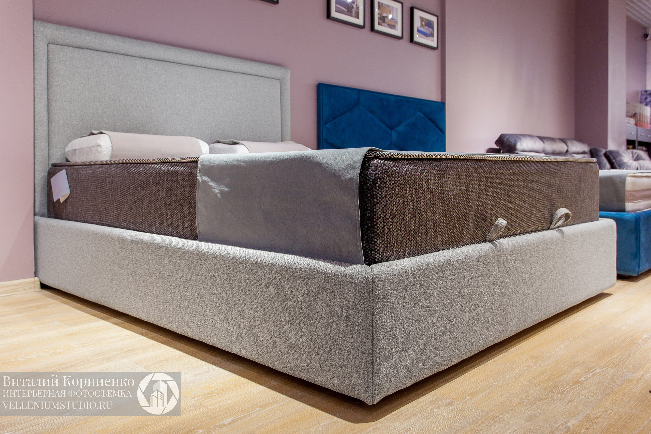 Интерьерная фотосъемка магазина кроватей в Краснодаре. Интерьерный фотограф Краснодар: профессионально по доступным ценам