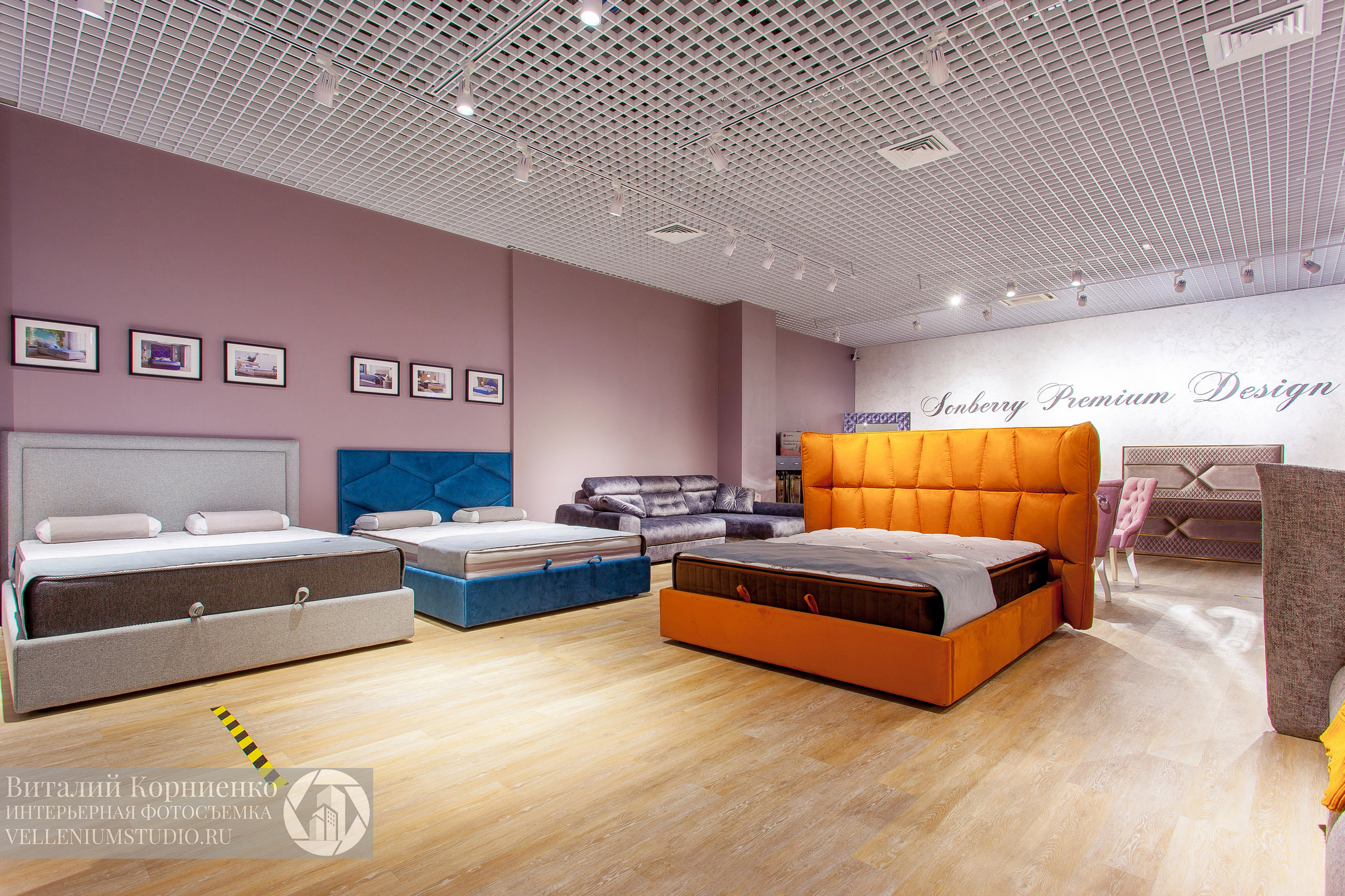 Интерьерная фотосъемка магазина кроватей в Краснодаре. Интерьерный фотограф Краснодар: профессионально по доступным ценам