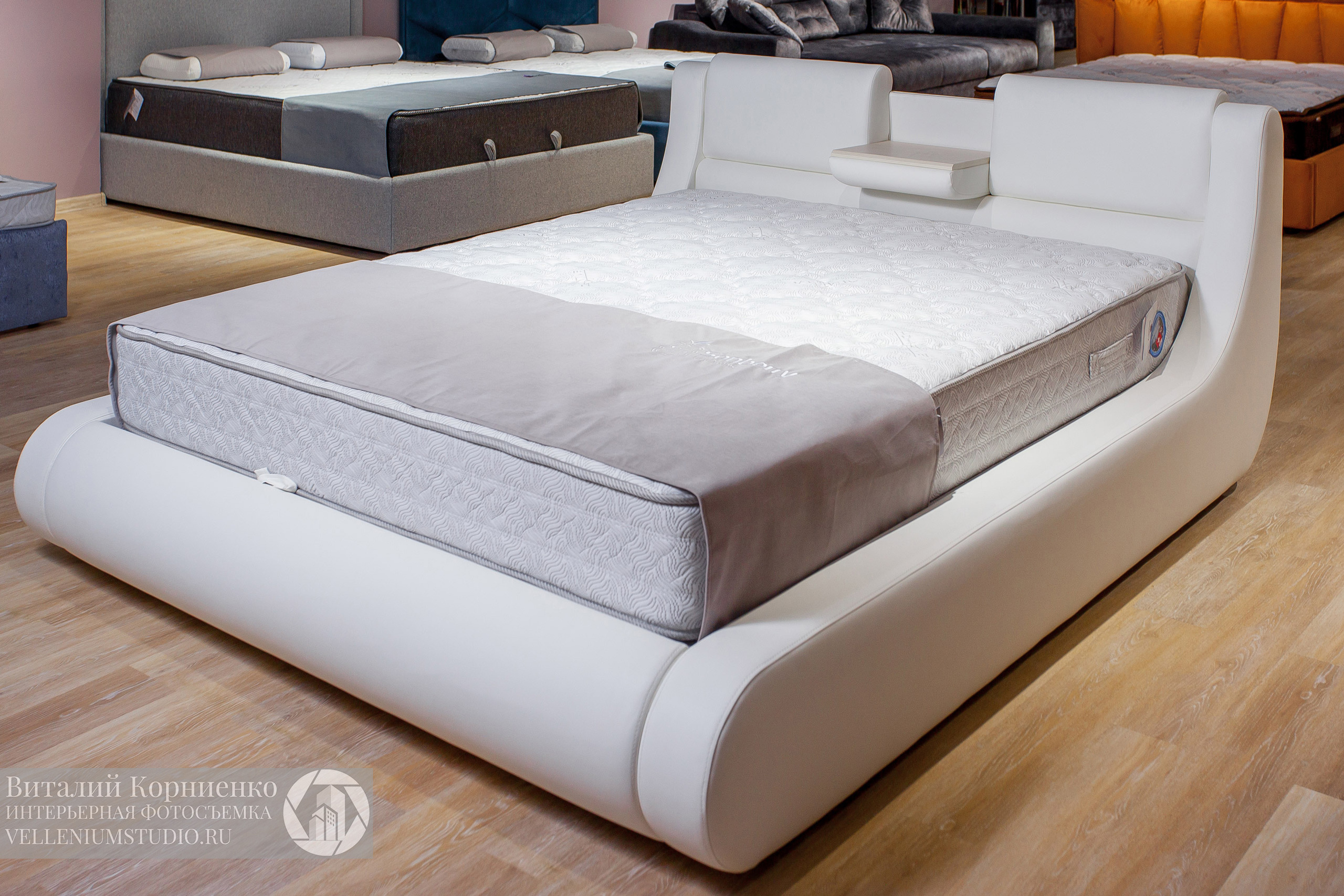 Интерьерная фотосъемка магазина кроватей в Краснодаре. Интерьерный фотограф Краснодар: профессионально по доступным ценам