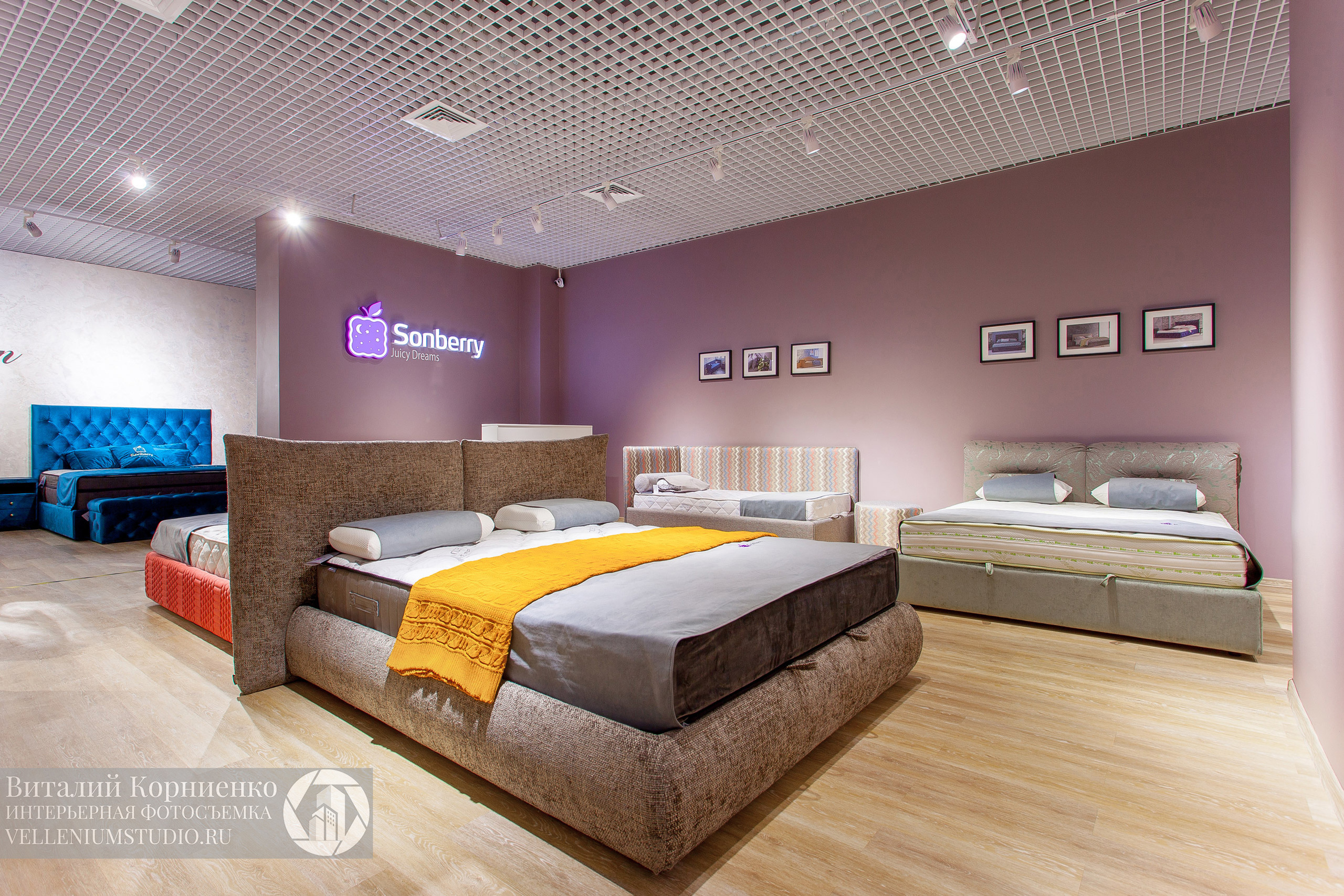 Интерьерная фотосъемка магазина кроватей в Краснодаре. Интерьерный фотограф Краснодар: профессионально по доступным ценам