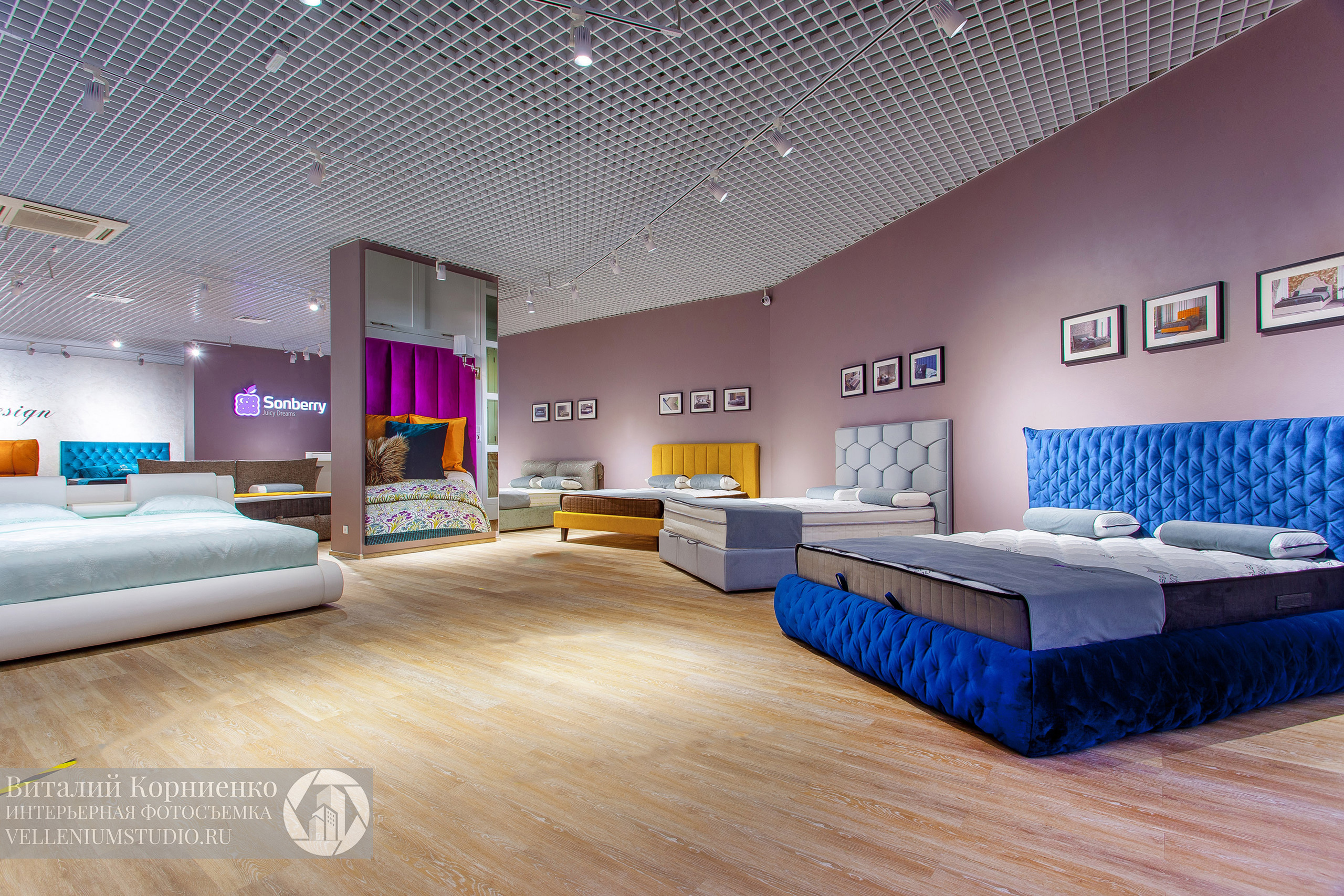 Интерьерная фотосъемка магазина кроватей в Краснодаре. Интерьерный фотограф Краснодар: профессионально по доступным ценам