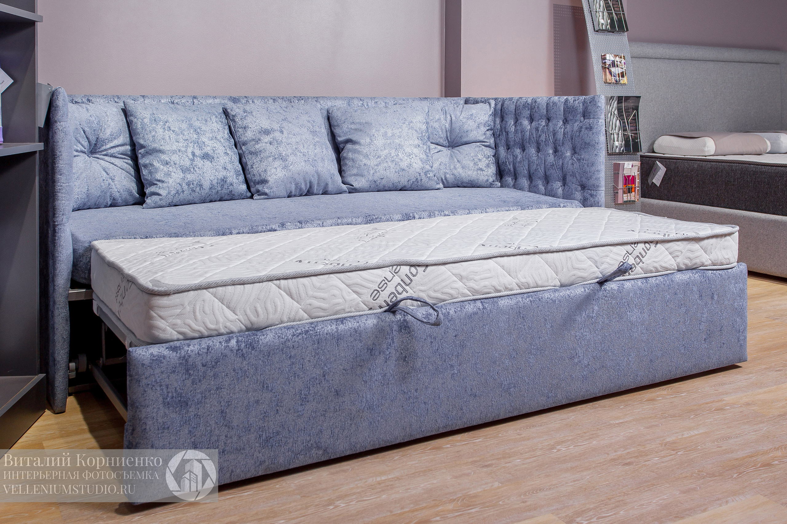 Интерьерная фотосъемка магазина кроватей в Краснодаре. Интерьерный фотограф Краснодар: профессионально по доступным ценам