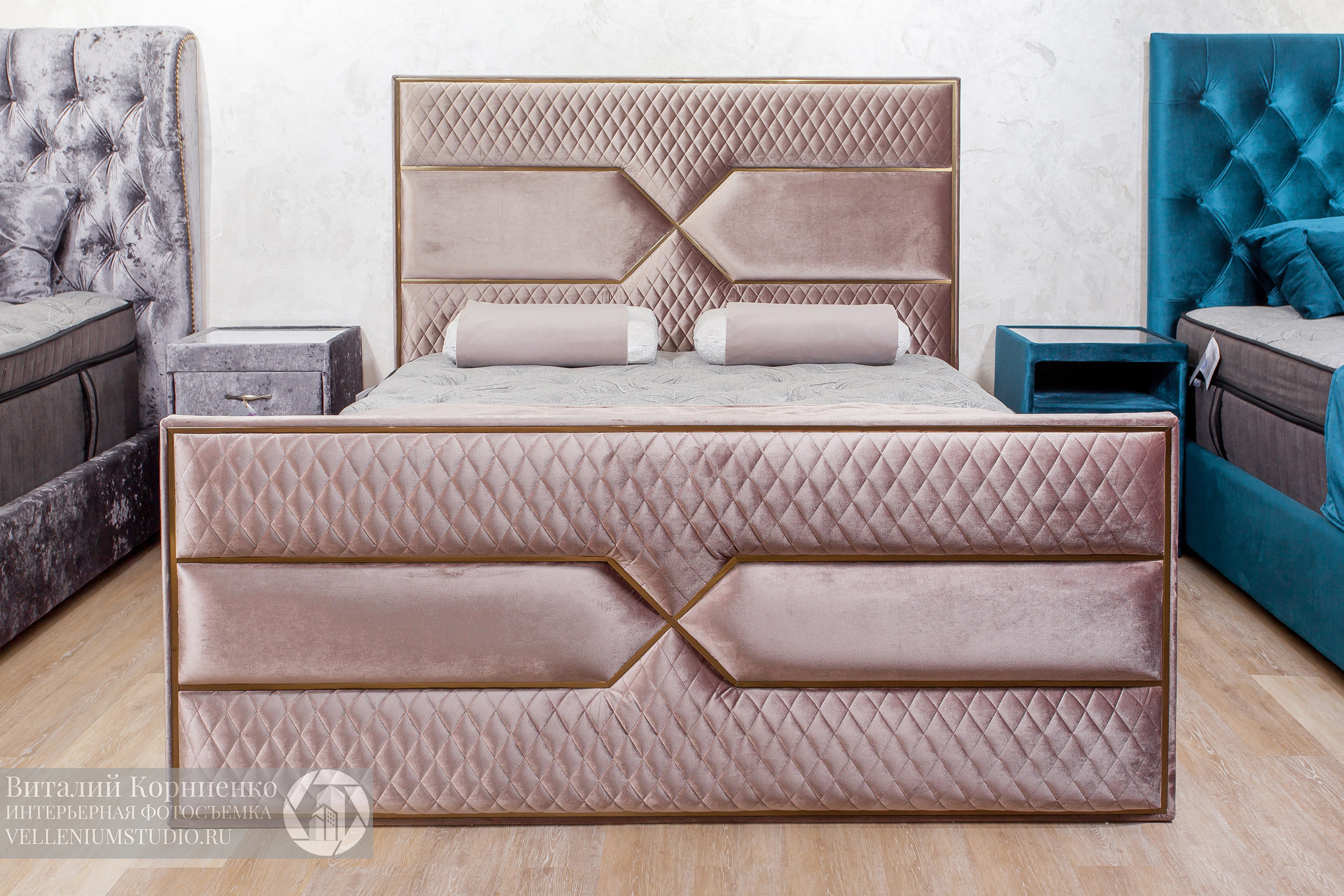 Фотосъемка кроватей в салоне мебели. Интерьерный фотограф Краснодар: профессионально по доступным ценам