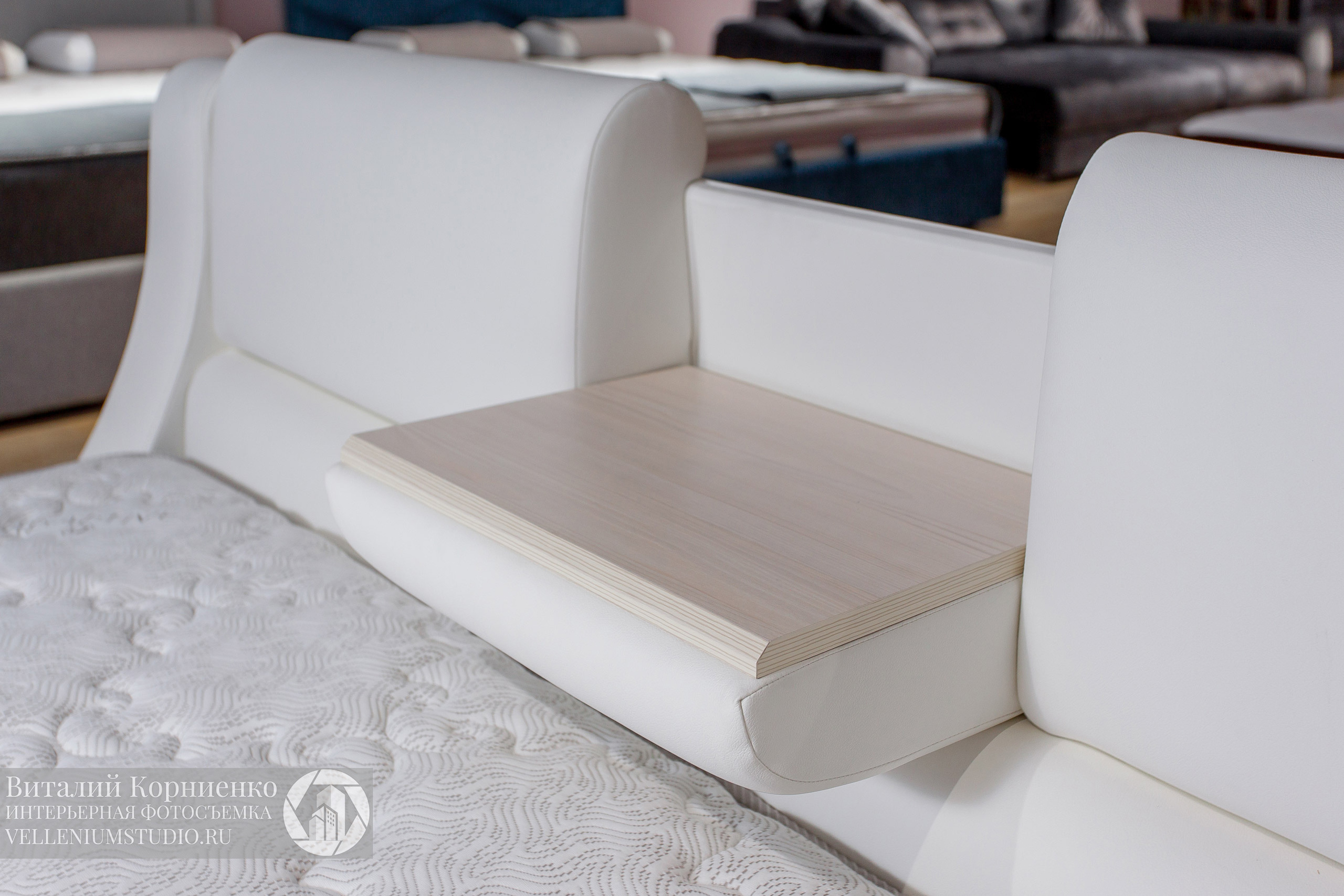 Фотосъемка кроватей в салоне мебели. Интерьерный фотограф Краснодар: профессионально по доступным ценам