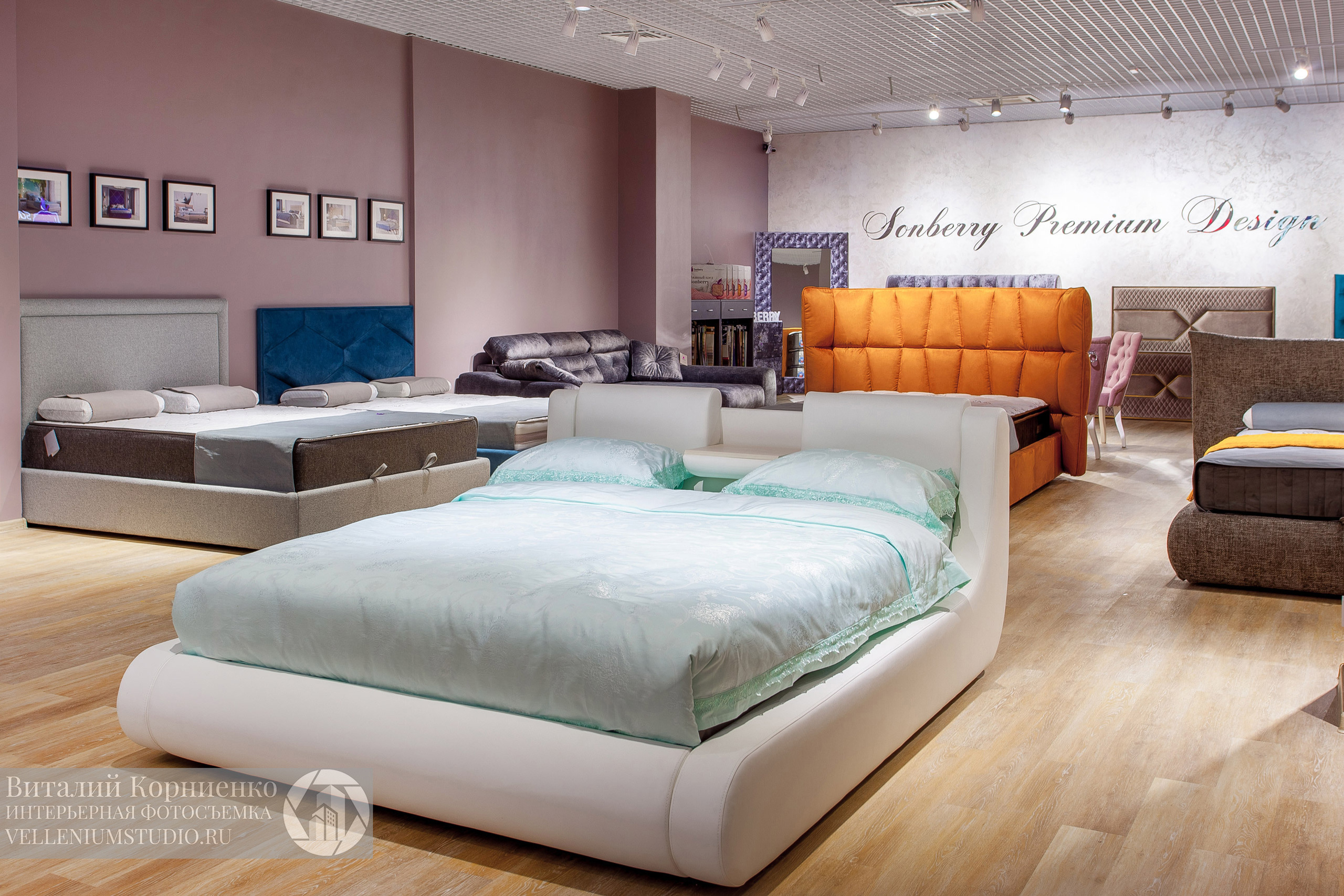 Интерьерная фотосъемка магазина кроватей в Краснодаре. Интерьерный фотограф Краснодар: профессионально по доступным ценам