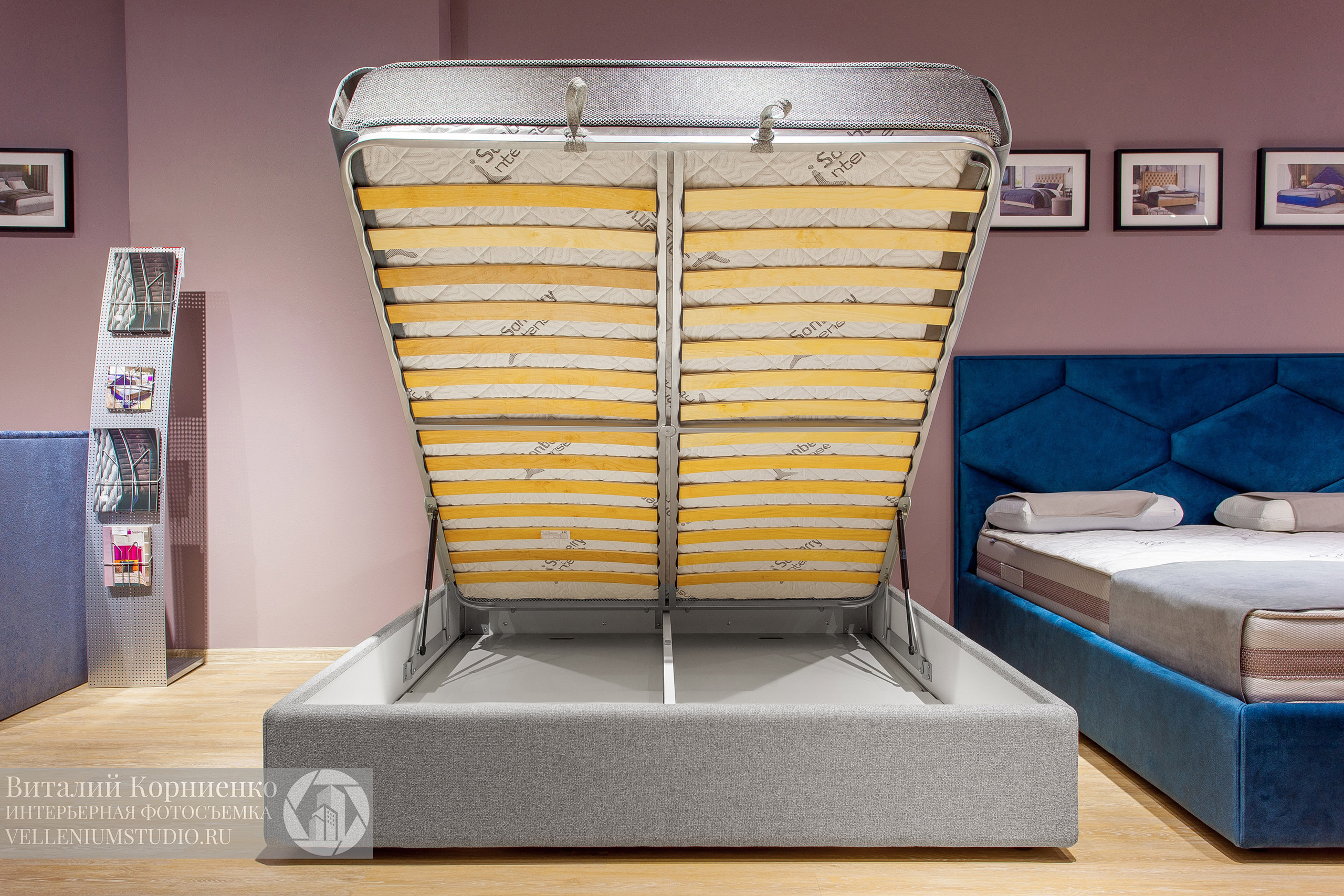 Интерьерная фотосъемка магазина кроватей в Краснодаре. Интерьерный фотограф Краснодар: профессионально по доступным ценам