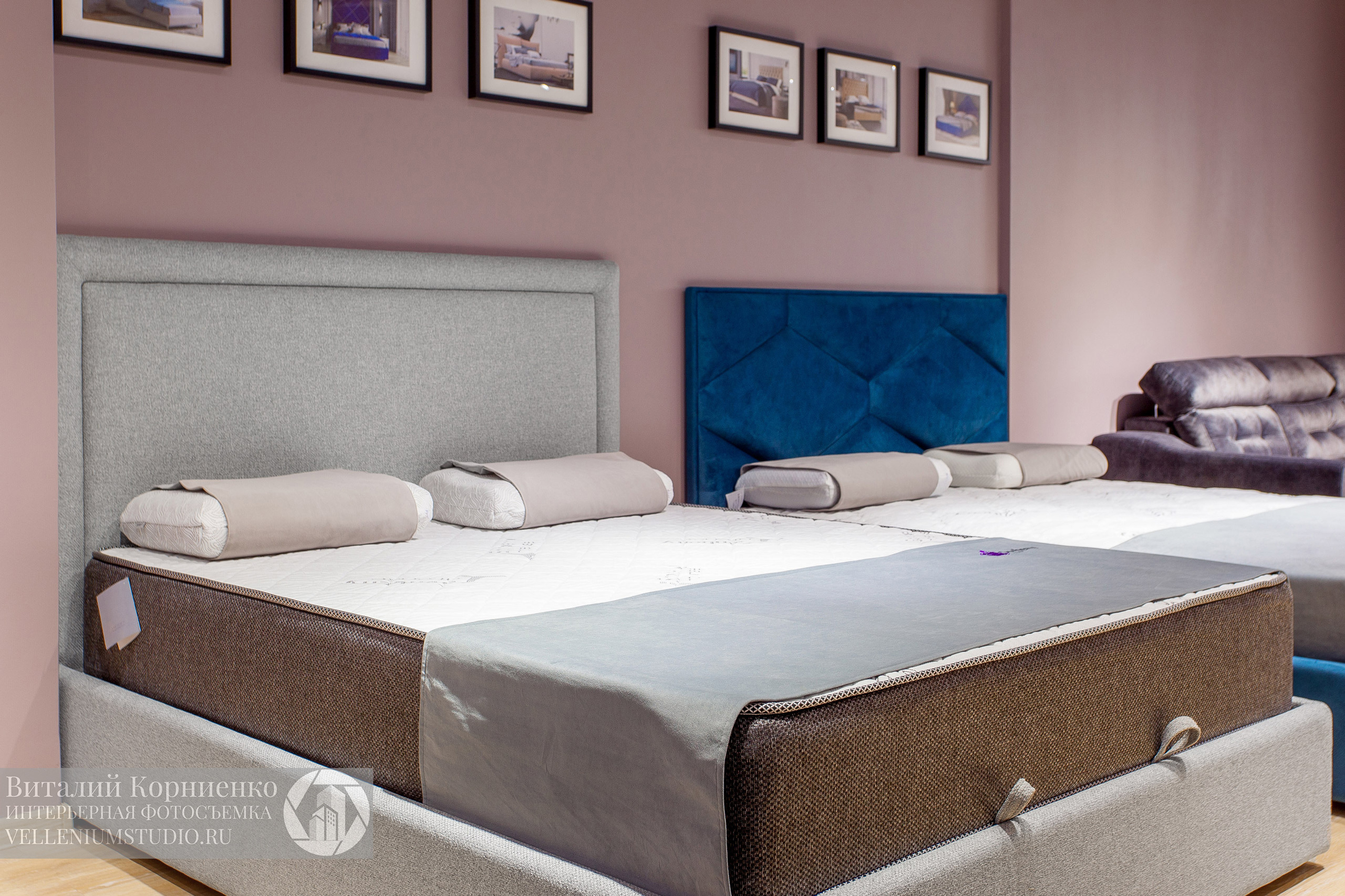 Интерьерная фотосъемка магазина кроватей в Краснодаре. Интерьерный фотограф Краснодар: профессионально по доступным ценам