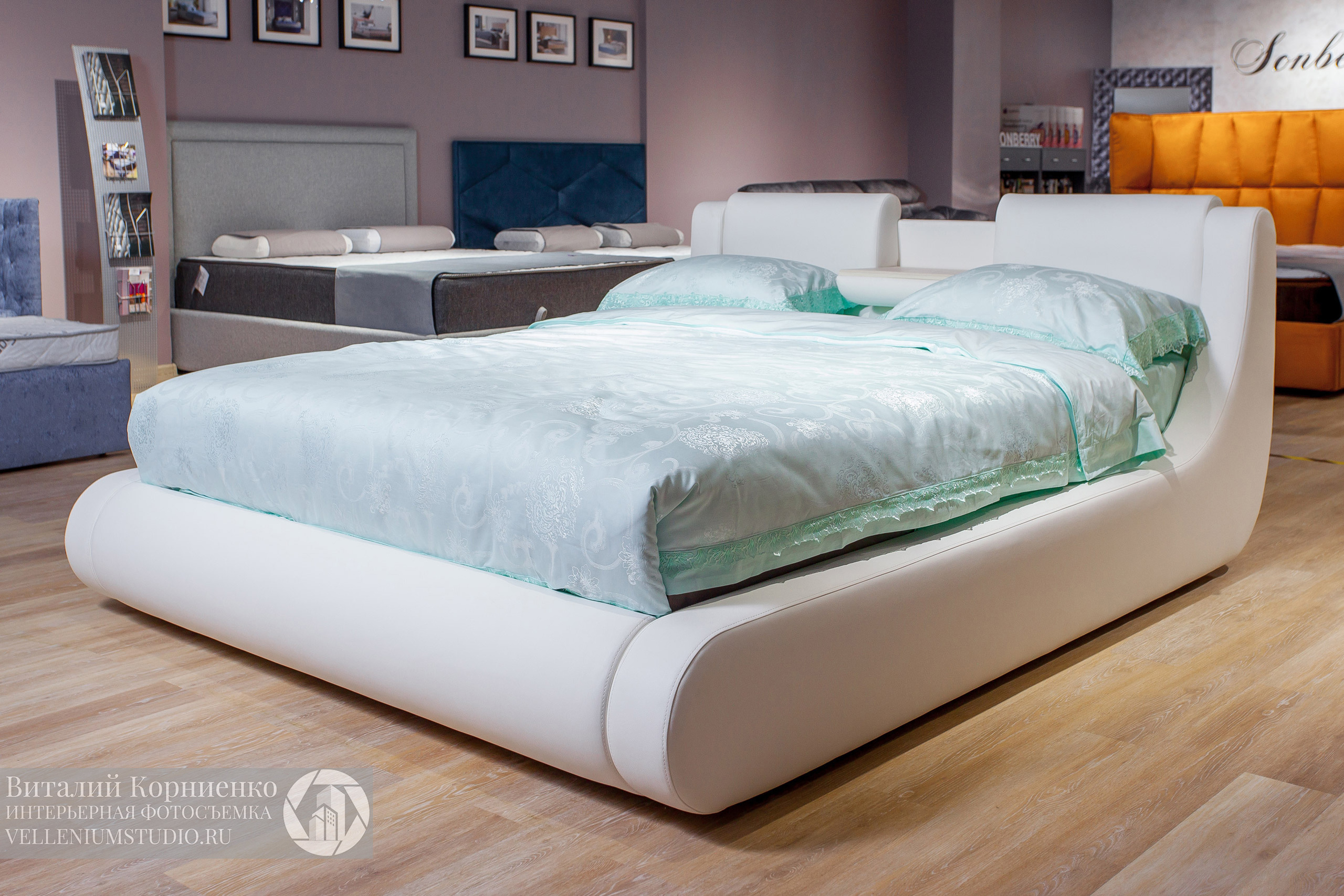 Интерьерная фотосъемка магазина кроватей в Краснодаре. Интерьерный фотограф Краснодар: профессионально по доступным ценам