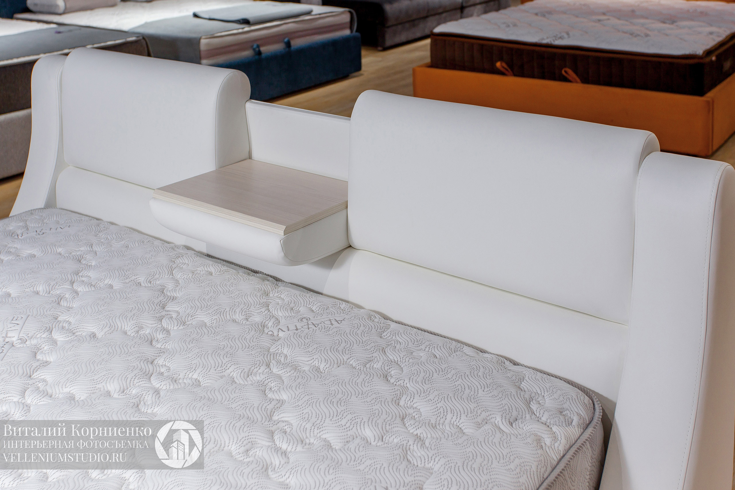 Фотосъемка кроватей в салоне мебели. Интерьерный фотограф Краснодар: профессионально по доступным ценам