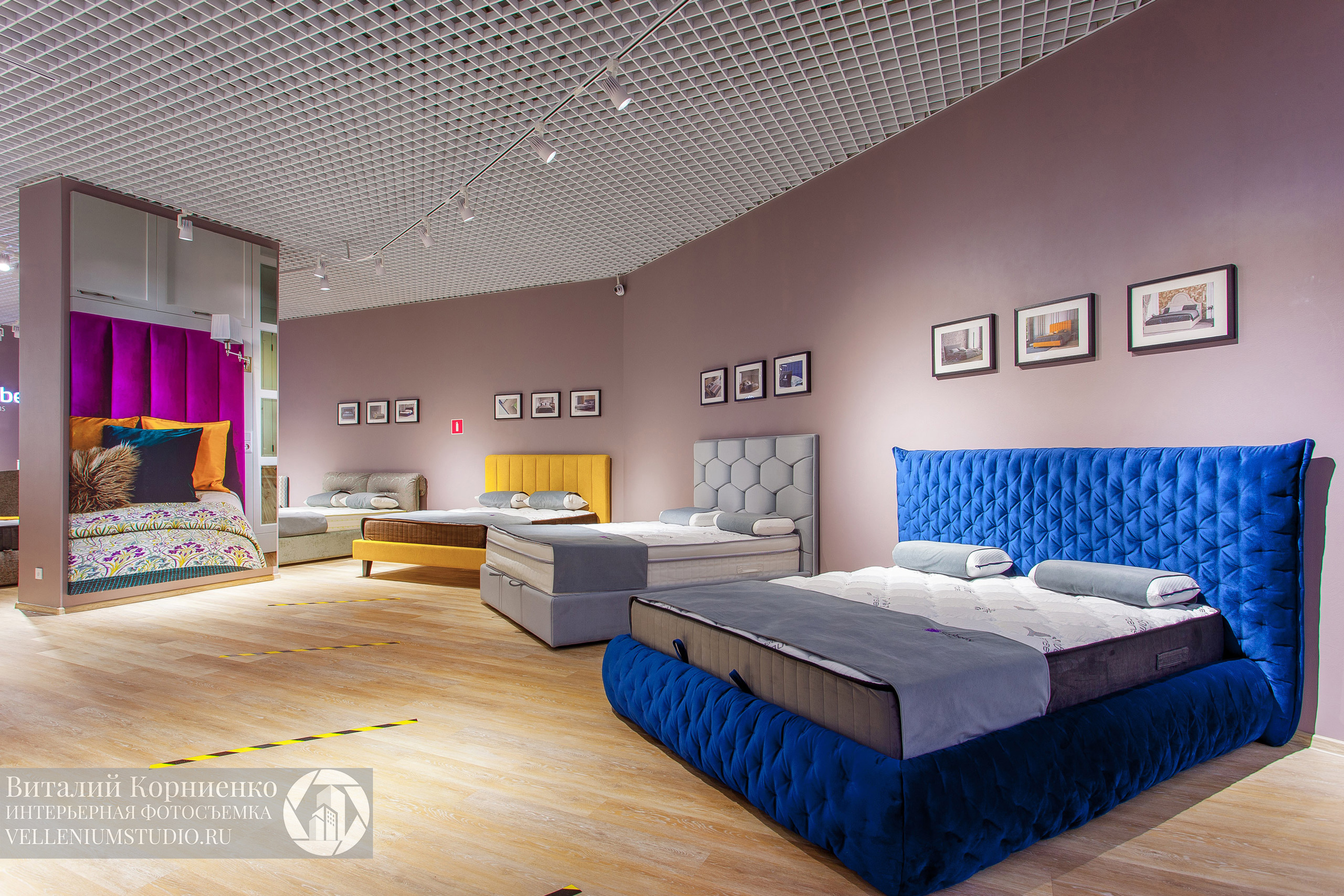 Интерьерная фотосъемка магазина кроватей в Краснодаре. Интерьерный фотограф Краснодар: профессионально по доступным ценам