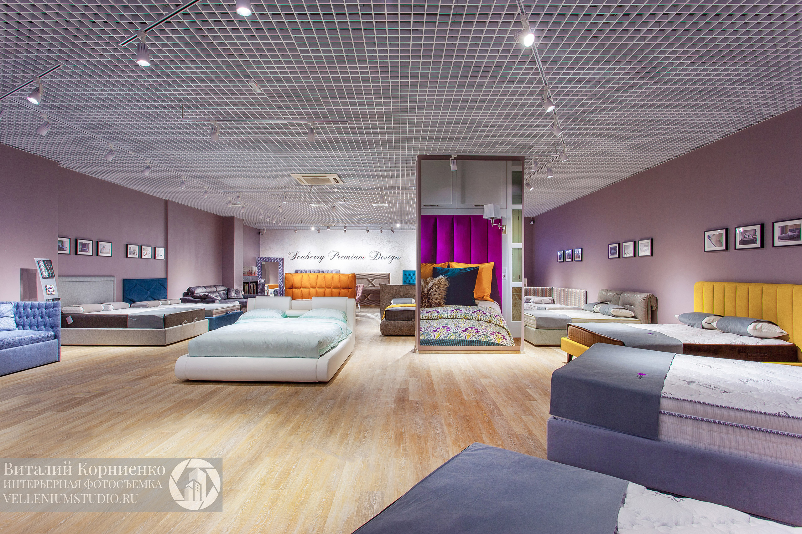 Интерьерная фотосъемка магазина кроватей в Краснодаре. Интерьерный фотограф Краснодар: профессионально по доступным ценам